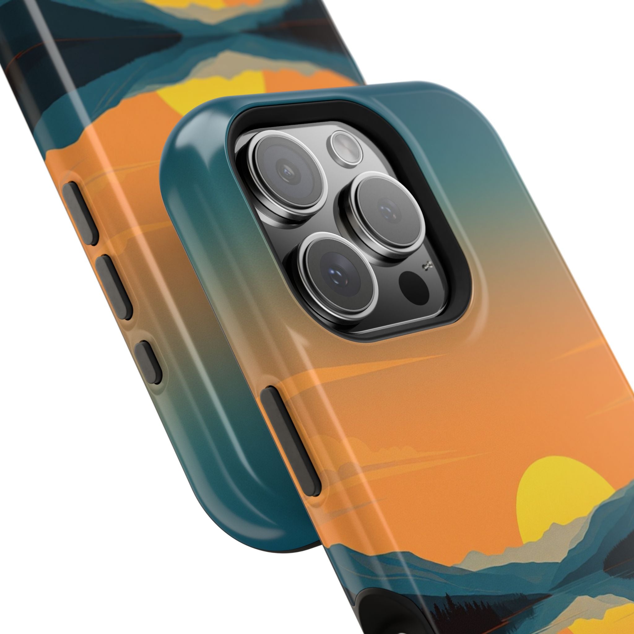 iPhone Lake at Twilight Cinematic Art Slim Everyday Designer Case · iPhone Case