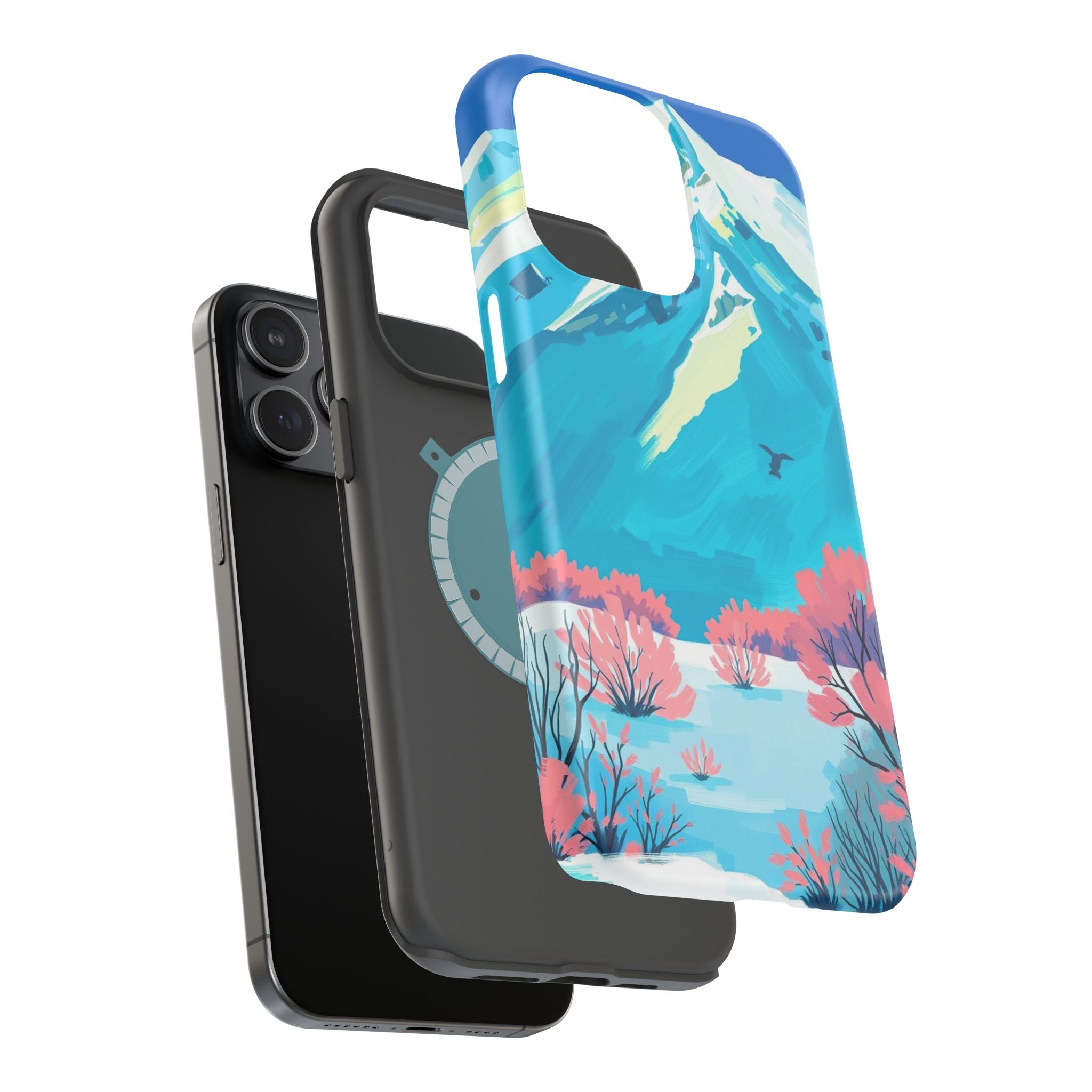 iPhone Snow Field Electric Art Slim Everyday Designer Case · iPhone Case