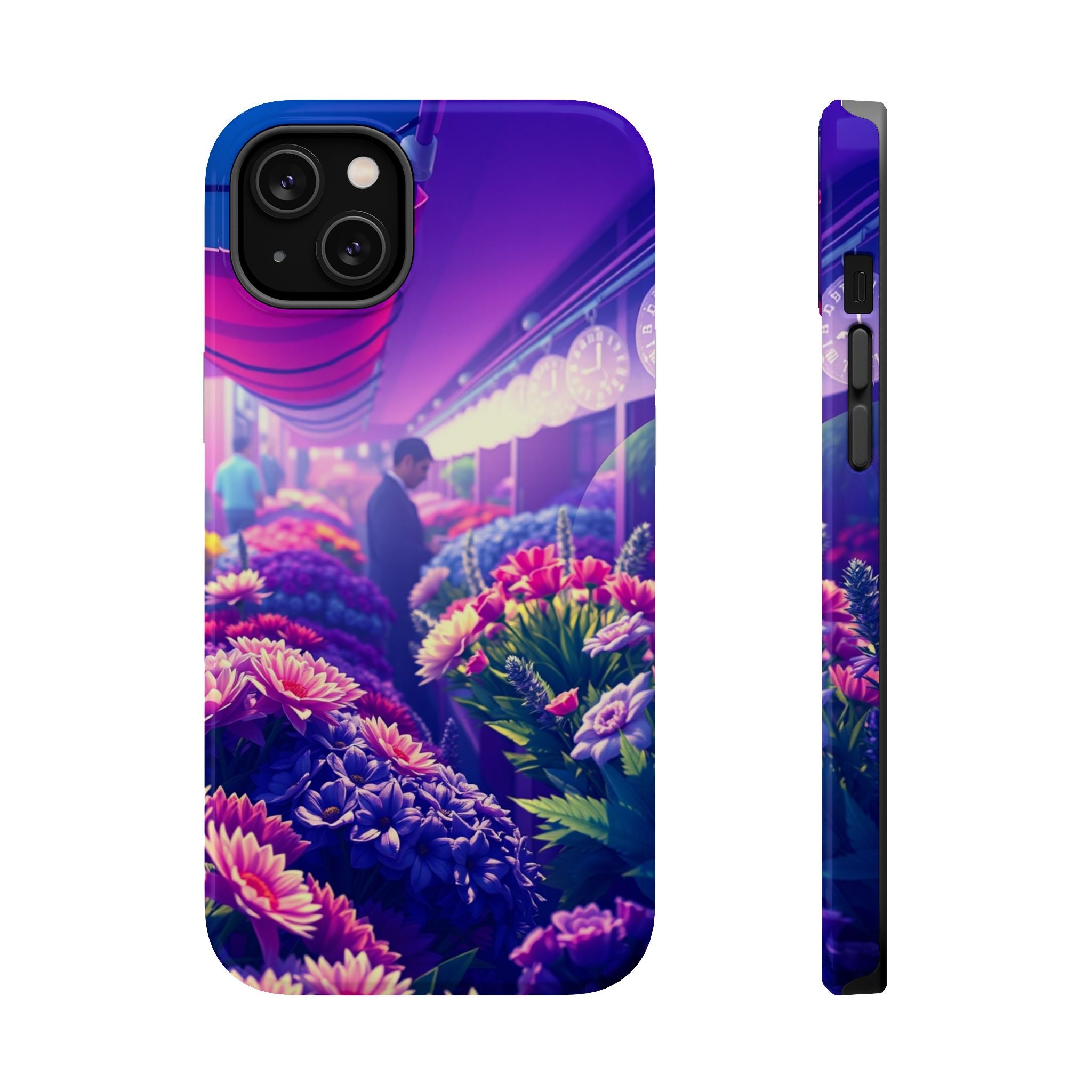 iPhone Flower Market Enchanted Art Bold Modern Everyday Snap Case · iPhone Case