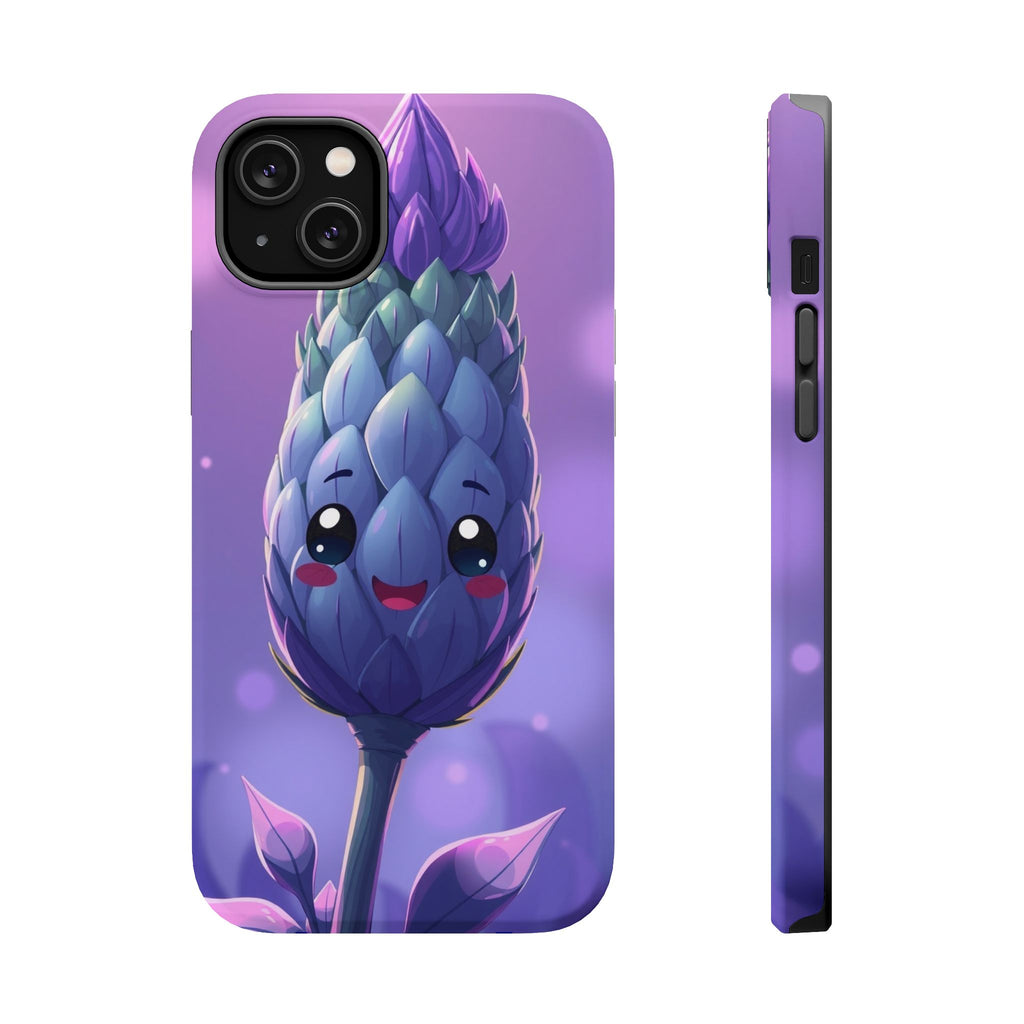 iPhone Indigo And Violet Bud Burst Bold Modern Everyday Snap Case · iPhone Case
