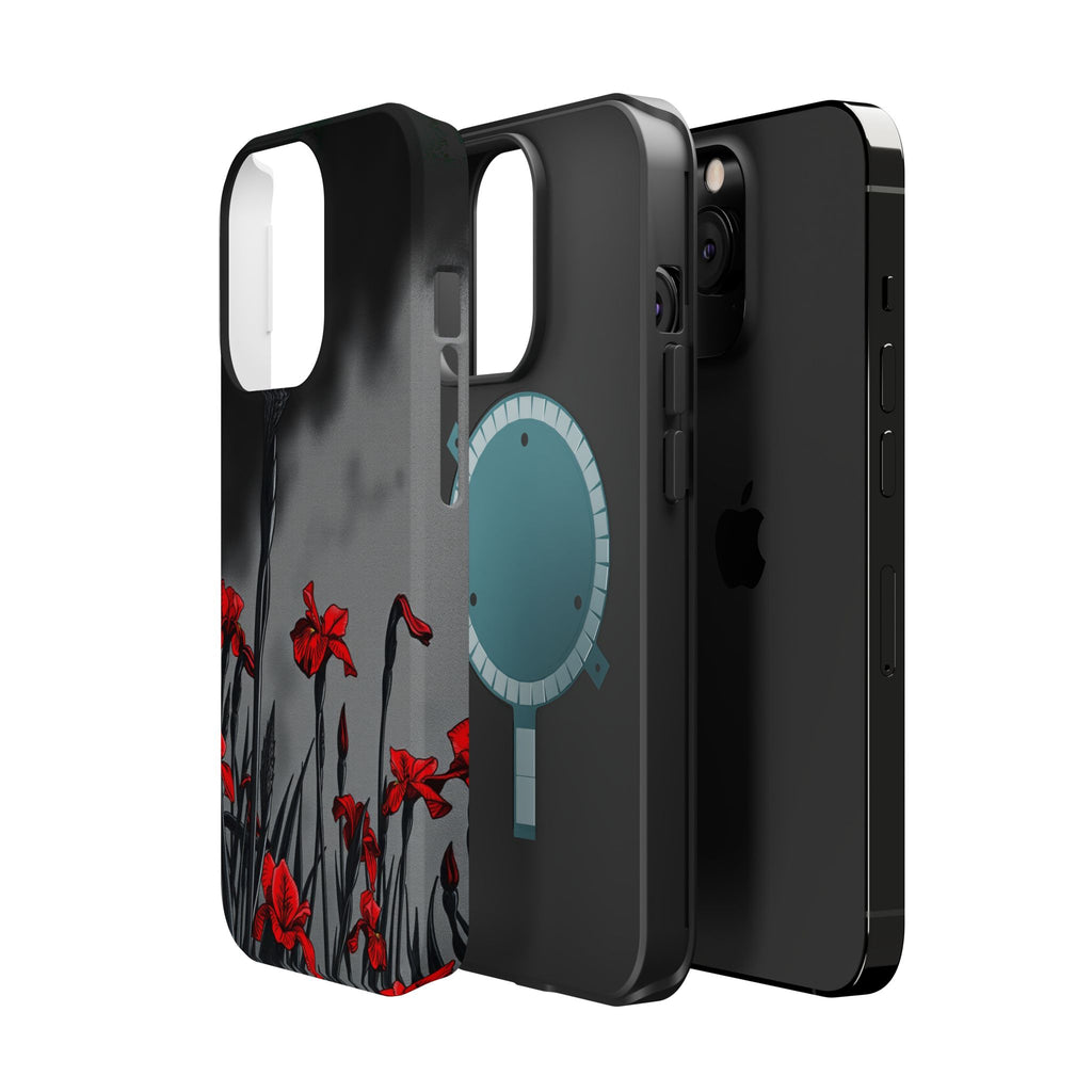 iPhone Iris Garden Cinematic Art Soft Finish Everyday Cas Slim Snap Case · iPhon