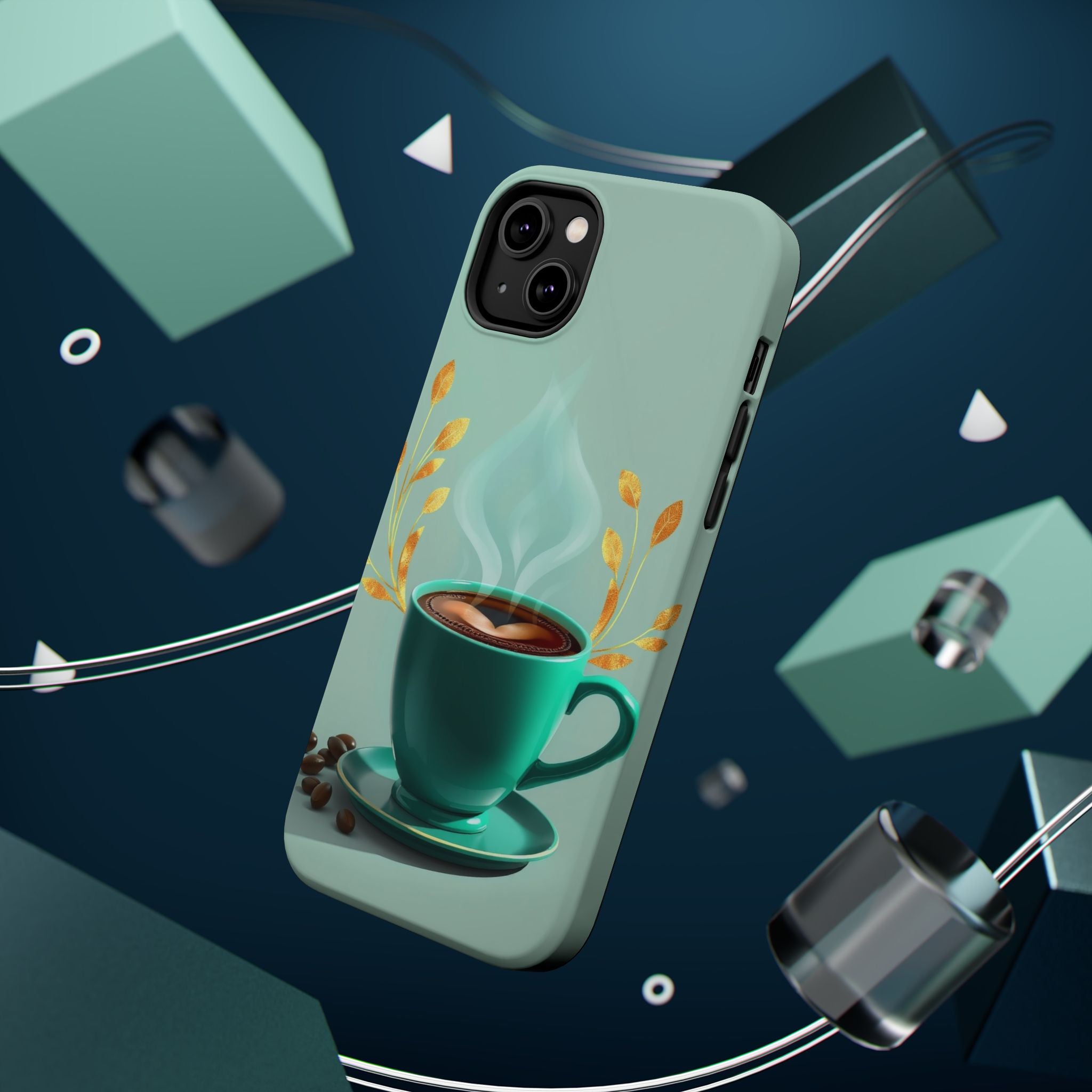 iPhone Radiant Emotional Support Coffee Design Soft Finish Everyday Case · iPhon