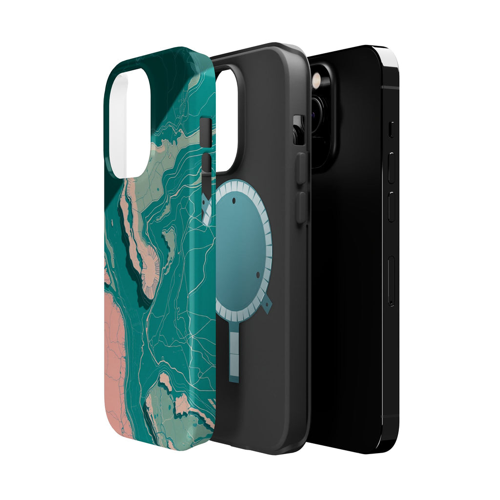 iPhone Earthy River Delta Aerial Design Slim Everyday iPhone 18 · iPhone Case