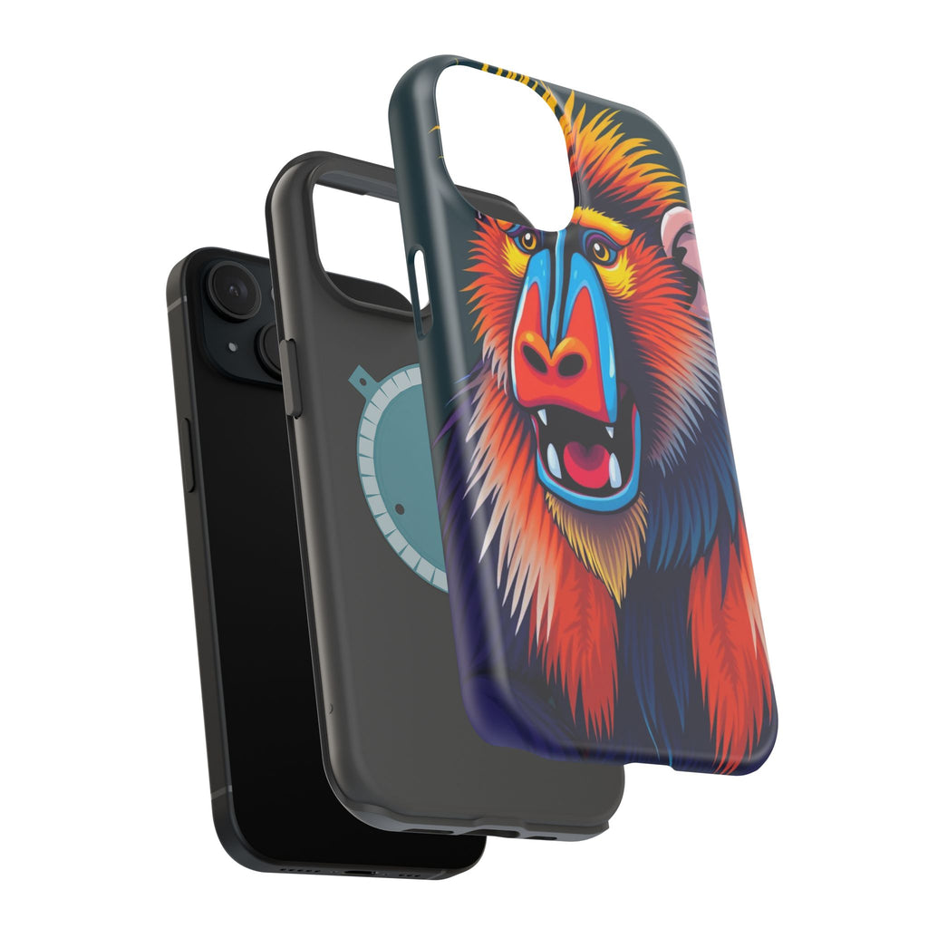 iPhone Mandrill Colorful Face Kids Fun iPhone Phone Case Gift Slim · iPhone Case