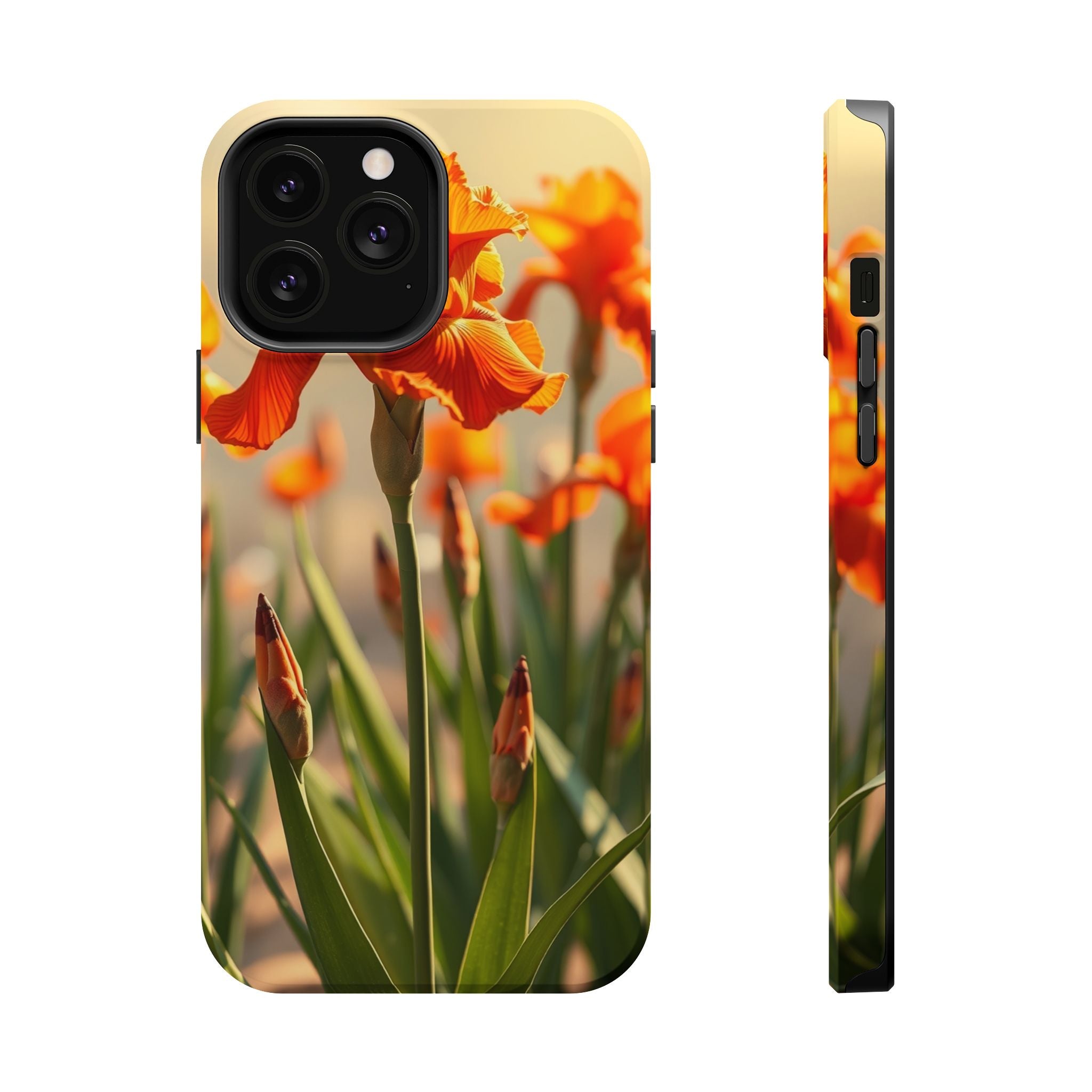 iPhone Iris Garden Cinematic Art Bold Modern Everyday Snap Case · iPhone Case