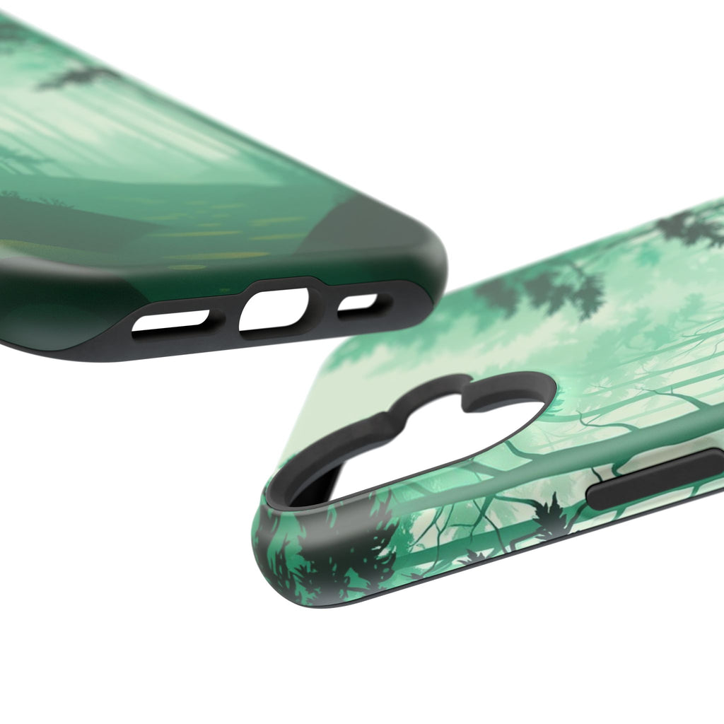 iPhone Earthy Misty Forest Path Design Slim Everyday Designer Case · iPhone Case