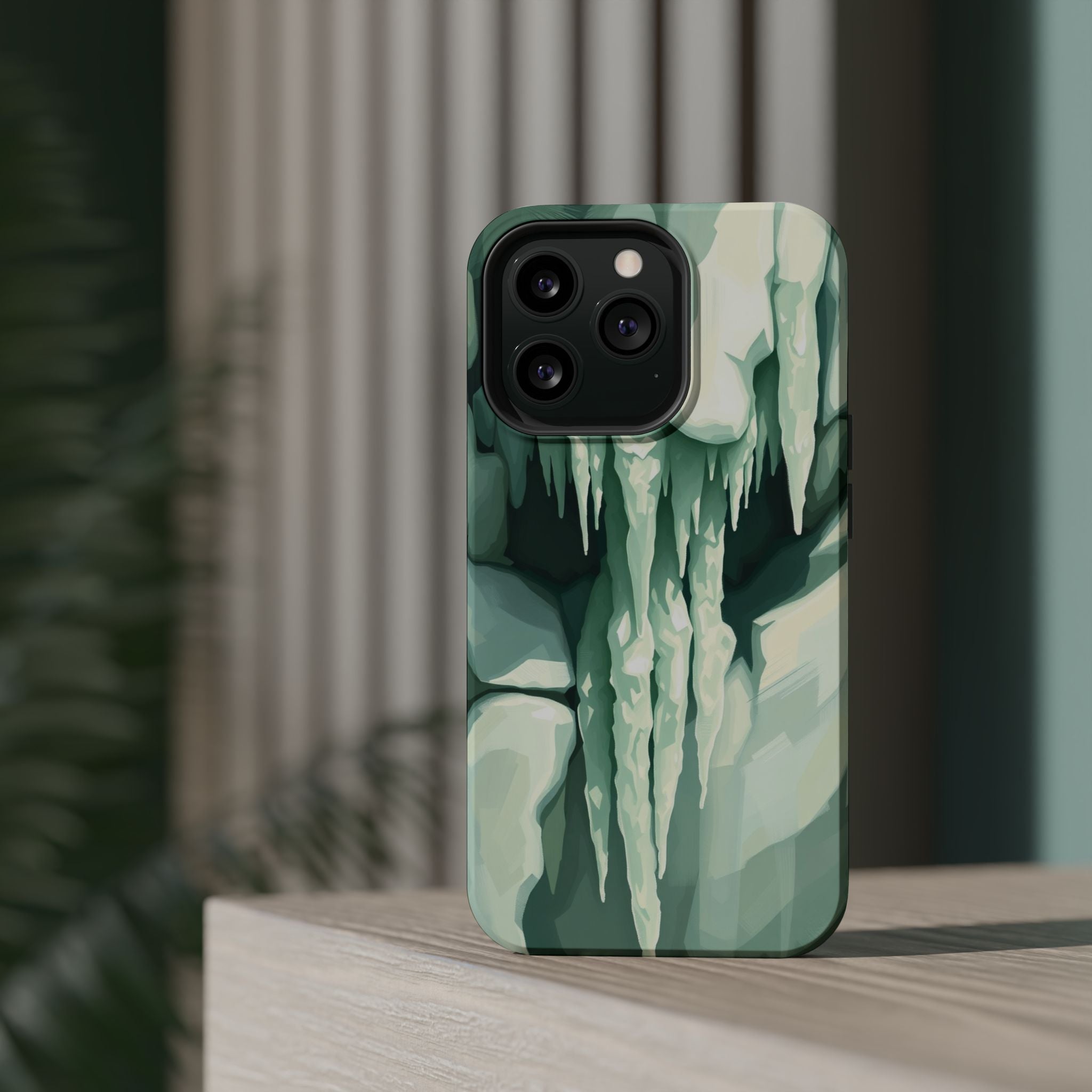 iPhone Earthy Icicle Formation Design Slim Everyday Designer Case · iPhone Case
