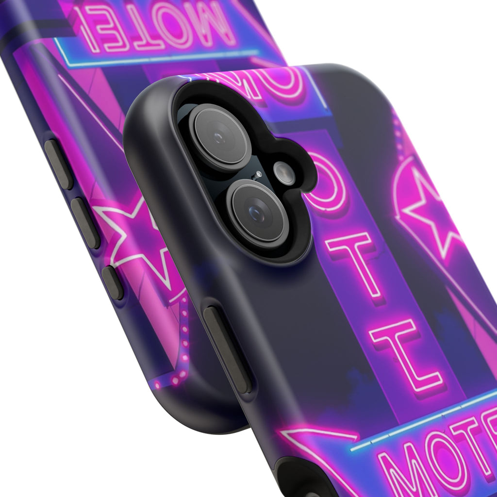 iPhone Neon Sign Motel Enchanted Art Slim Everyday Designer Case · iPhone Case