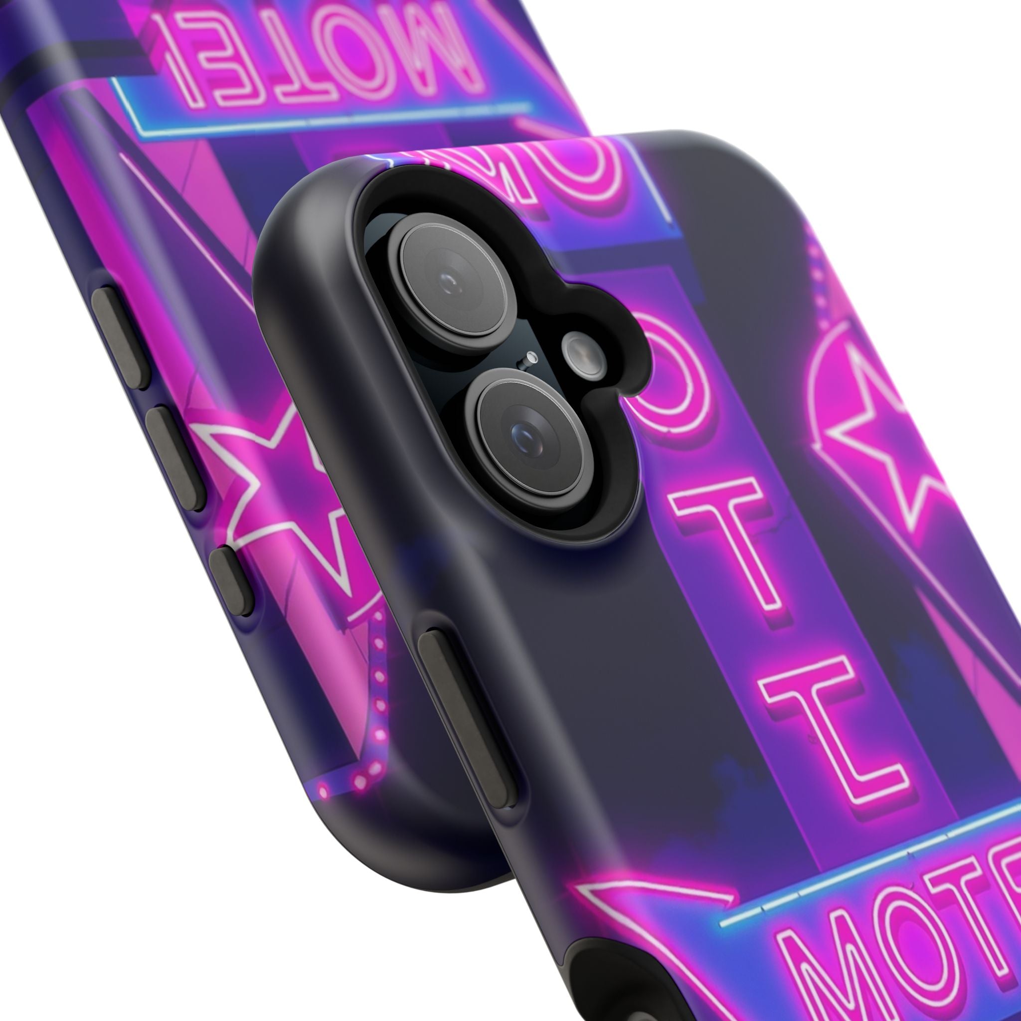 iPhone Neon Sign Motel Enchanted Art Slim Everyday Designer Case · iPhone Case