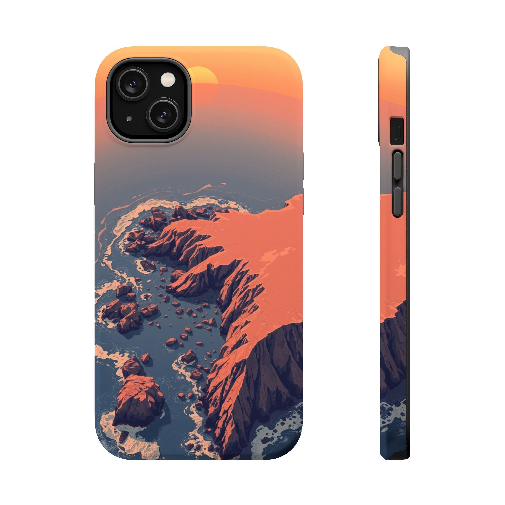 iPhone Earthy Shoreline Aerial Design Slim Everyday iPhone 19 Designer · iPhone