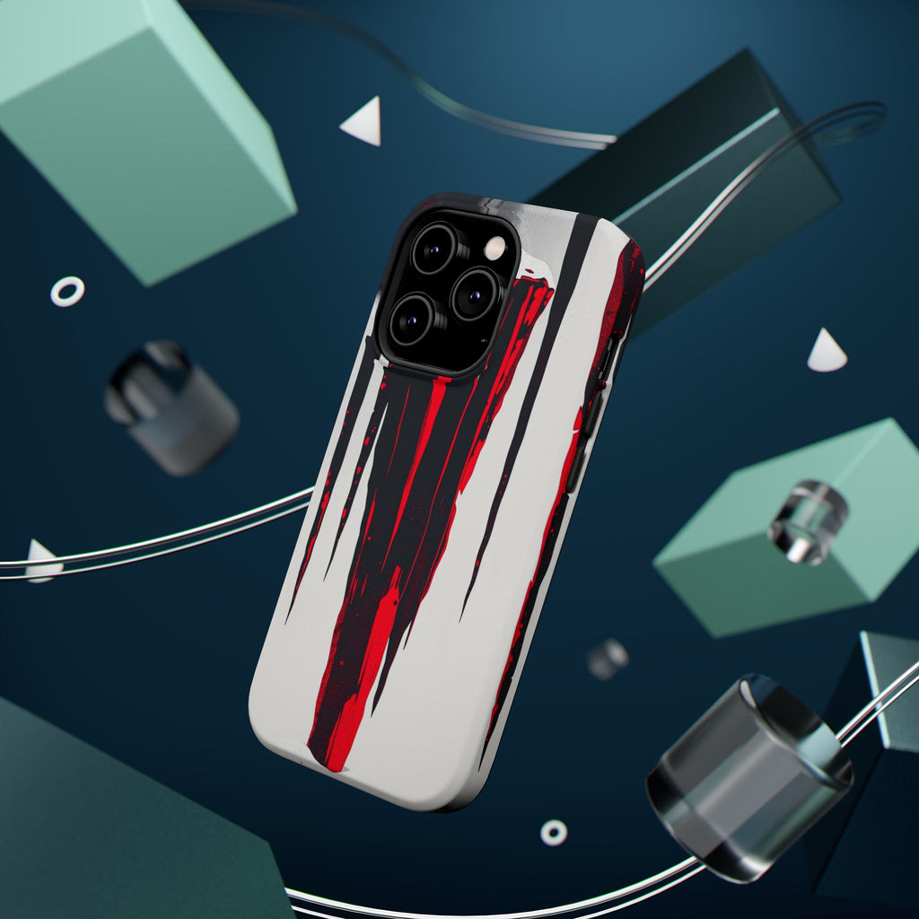 iPhone Black And Crimson Icicle Formation Slim iPhone 15 Everyday · iPhone Case