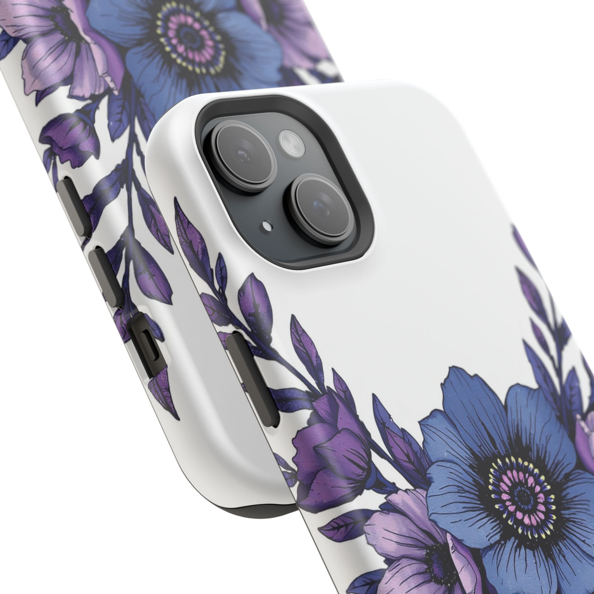iPhone Floral Crown Grunge Distressed Slim Everyday Designer Case · iPhone Case
