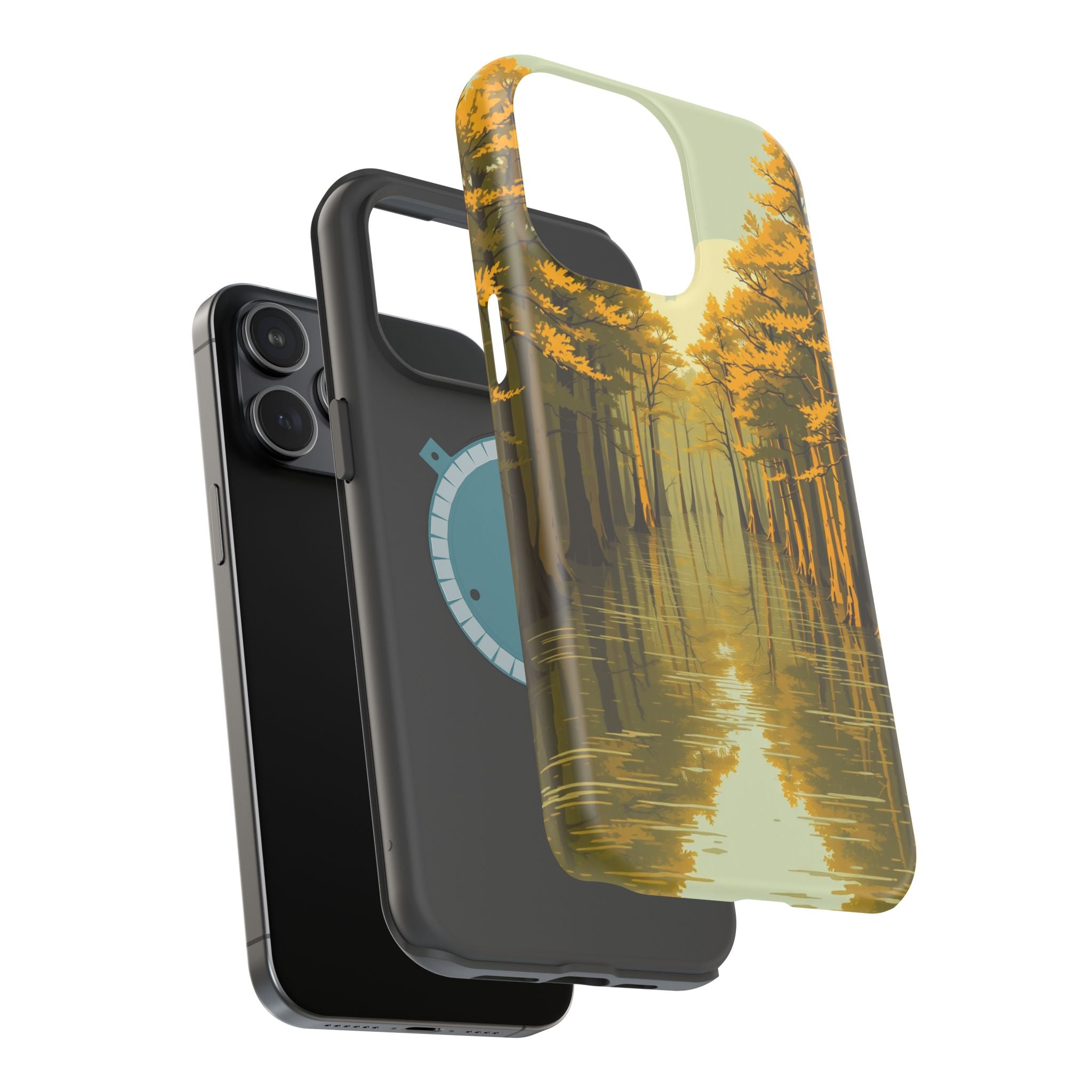 iPhone Cypress Swamp Enchanted Art Bold Modern Everyday Snap Case · iPhone Case