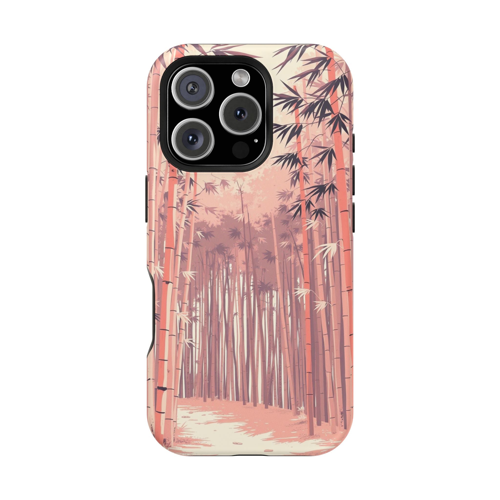 iPhone Rose Pink And Cream Bamboo Grove Slim Everyday iPhone 19 · iPhone Case