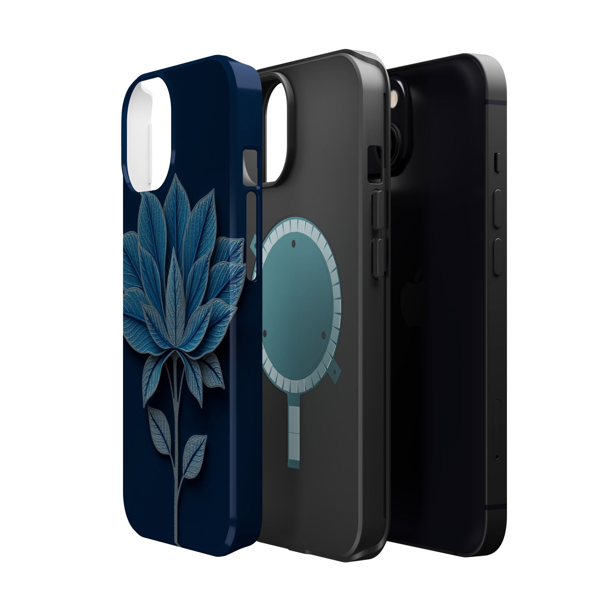 iPhone Night Bloomer Paper Cut Art Bold Modern Everyday Snap Case · iPhone Case