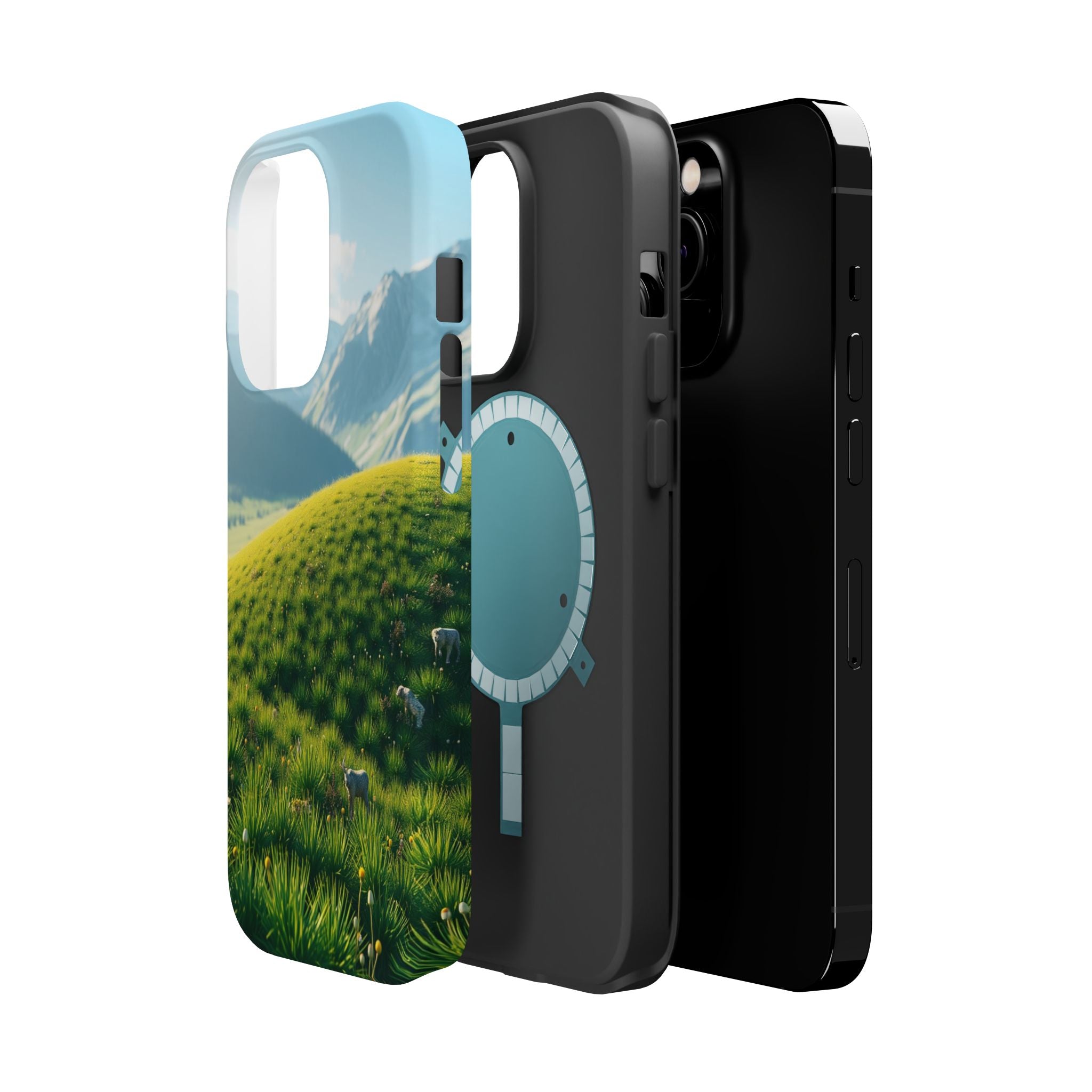 iPhone Vibrant Alpine Meadow Design Slim Everyday Designer Case · iPhone Case