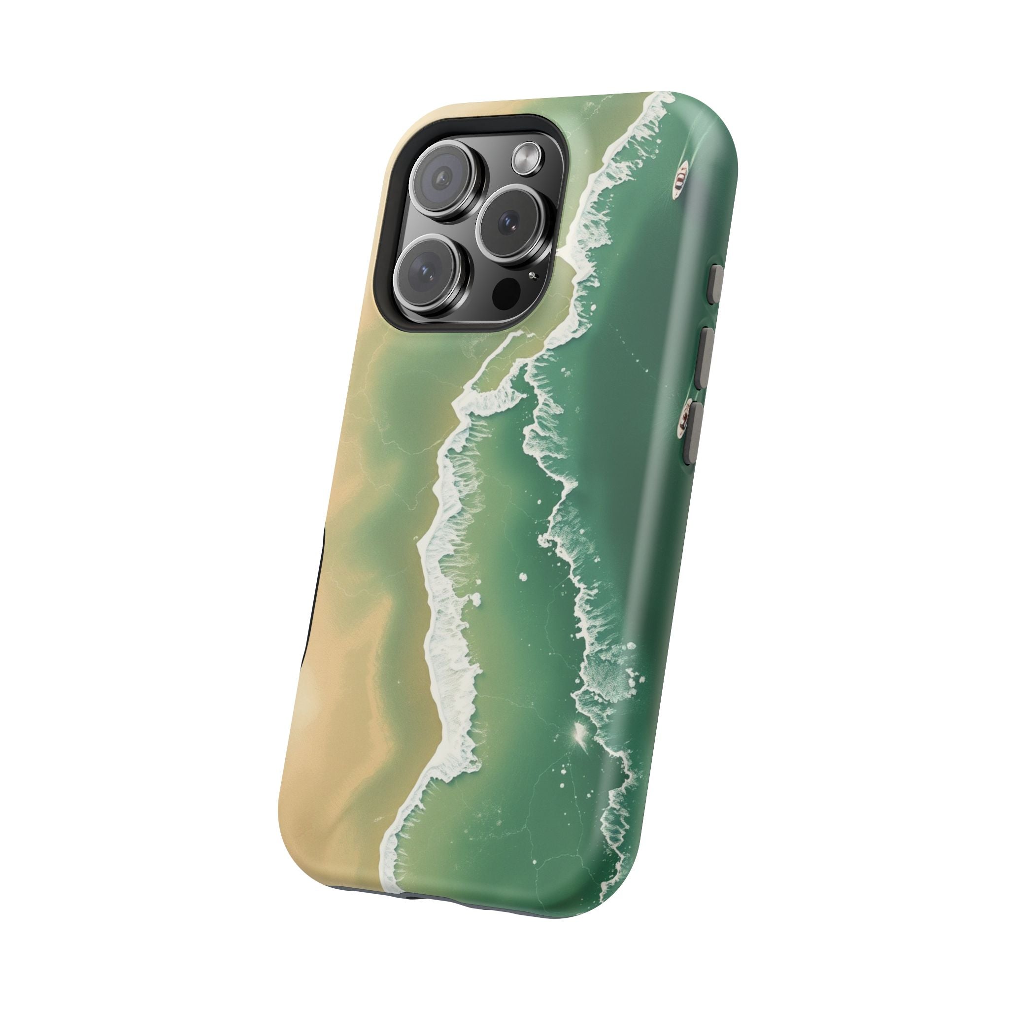 iPhone Shoreline Aerial Bold Art Bold Modern Everyday Snap Case · iPhone Case