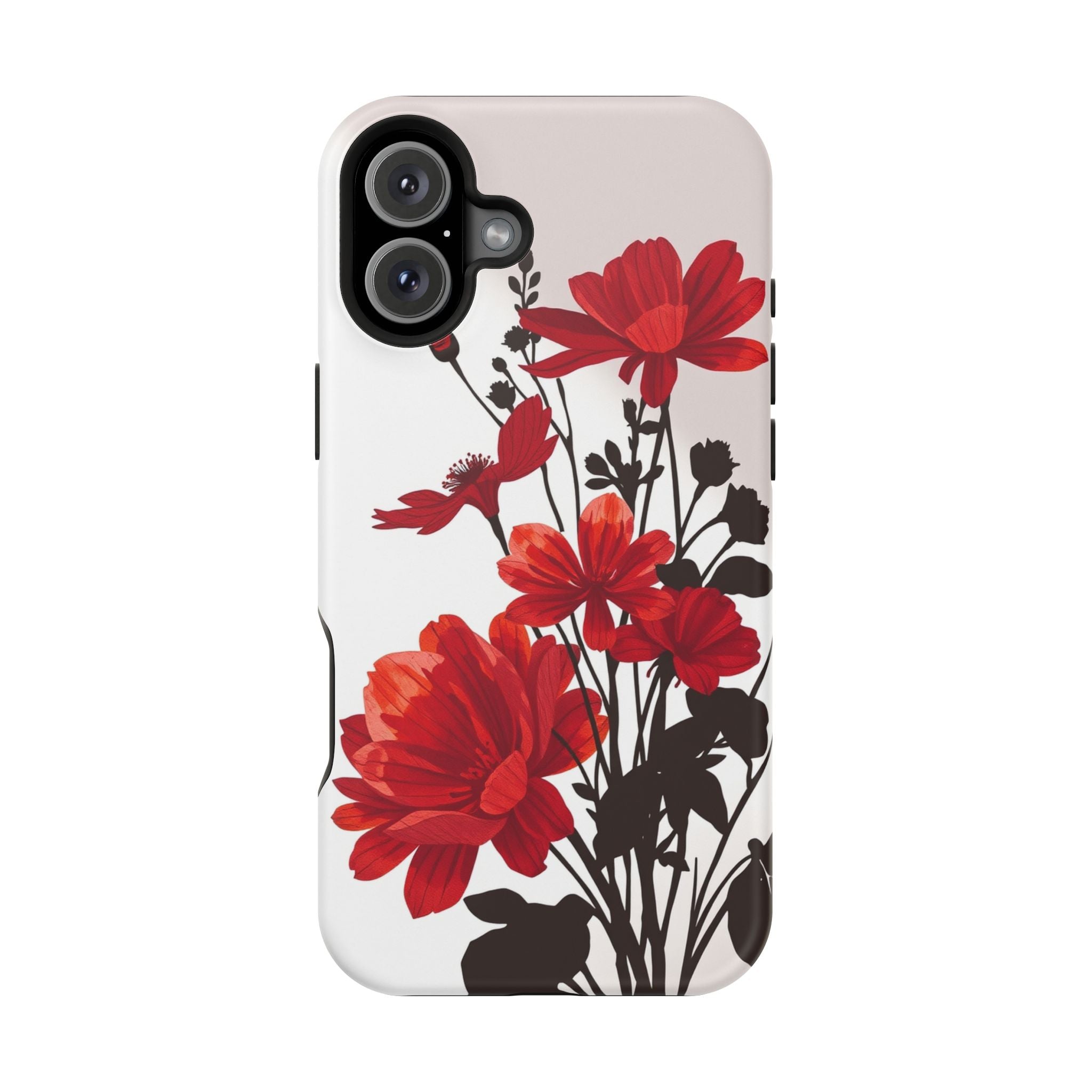 iPhone Floral Silhouette Cinematic Art Slim Snap Case · iPhone Case
