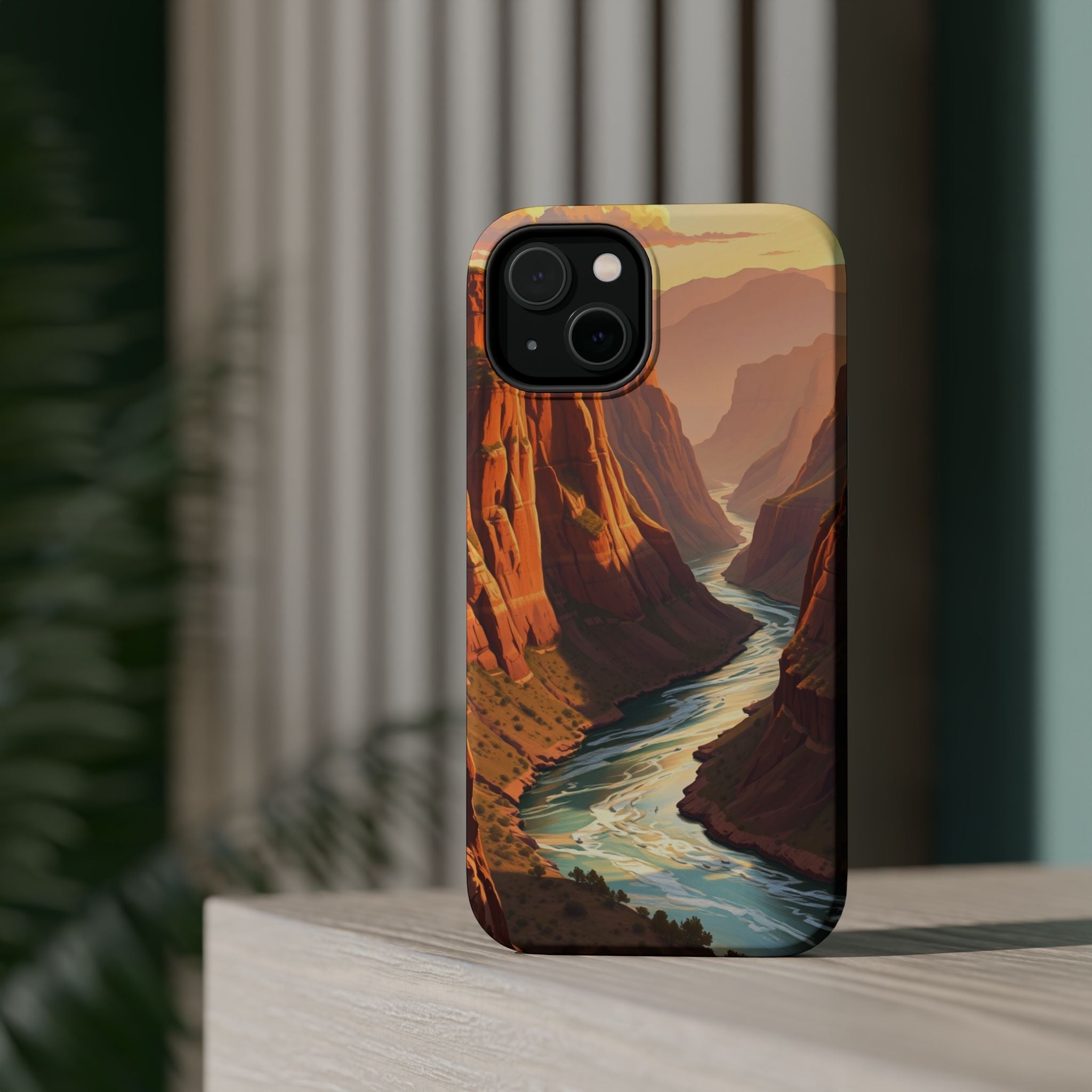 iPhone River Canyon Mystic Art Slim Everyday Designer Case · iPhone Case