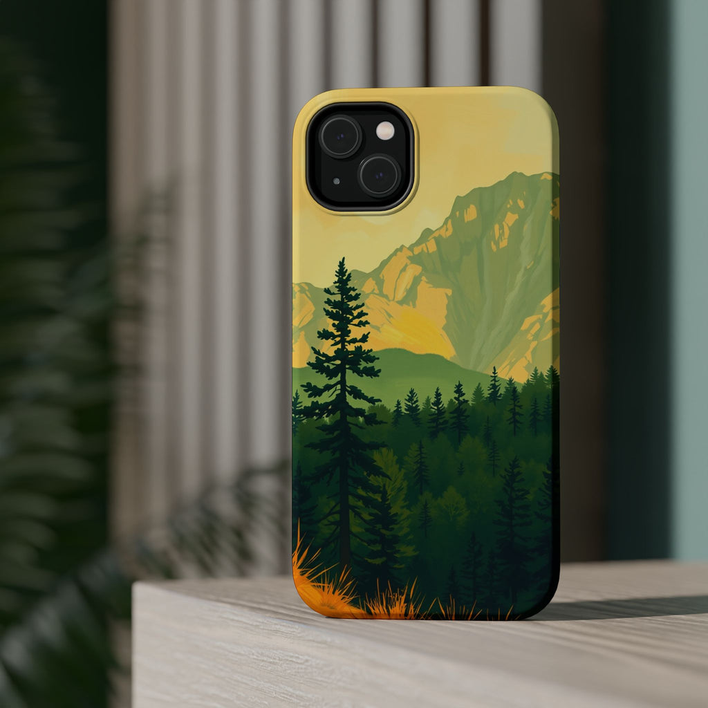 iPhone Pine Ridge Oil Painting Impressionist Slim iPhone Everyday · iPhone Case