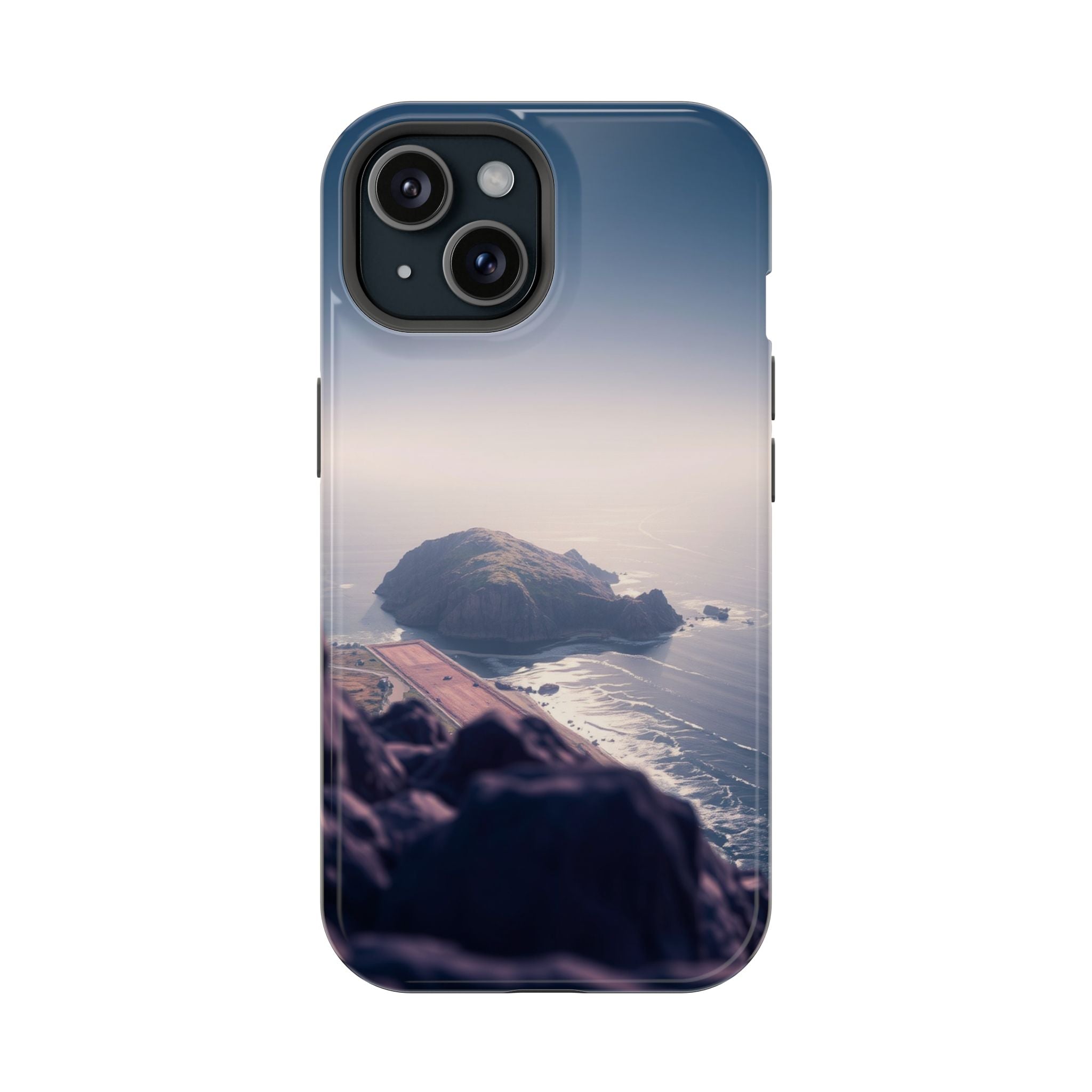 iPhone Shoreline Aerial Enchanted Art Slim Everyday Designer Case · iPhone Case