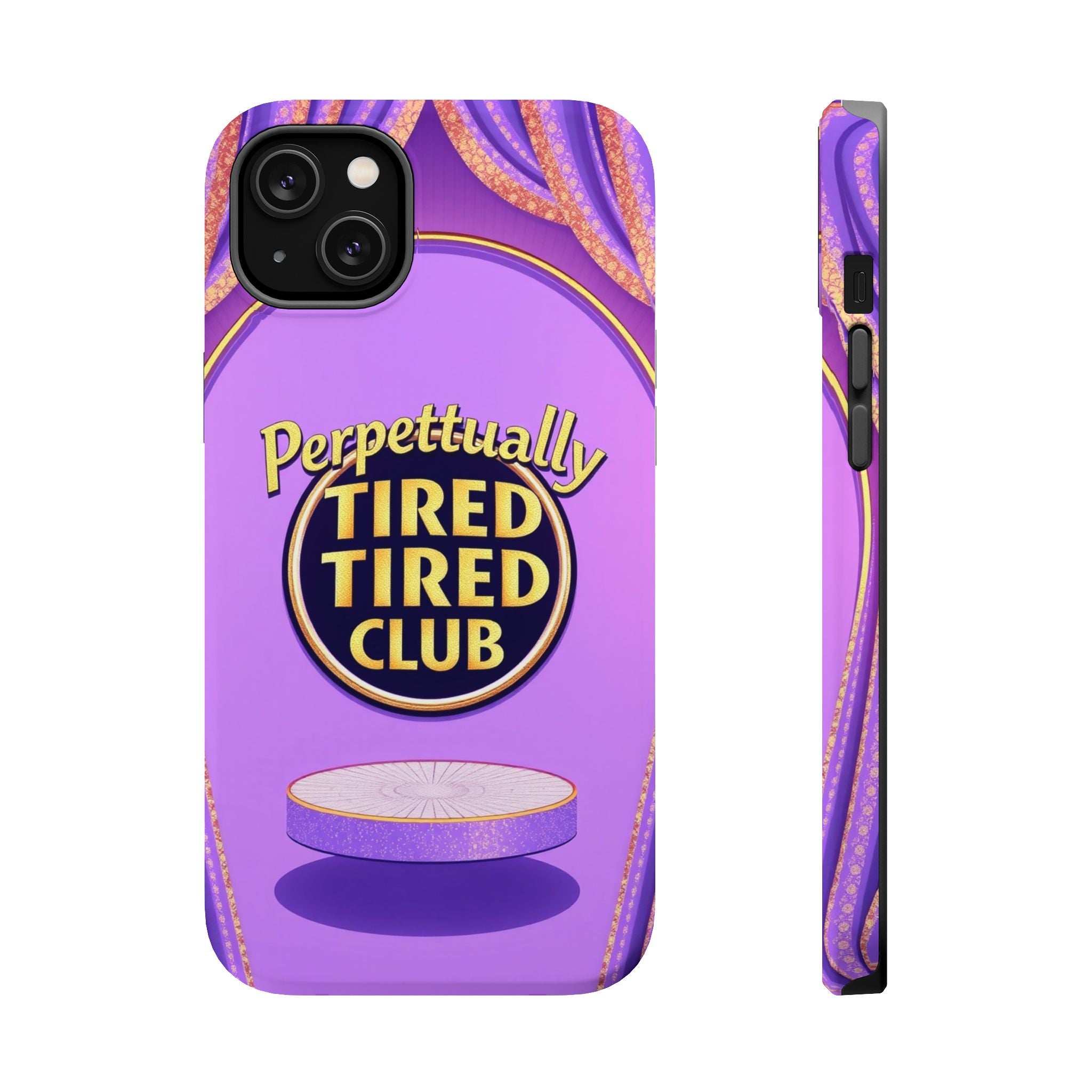 iPhone Perpetually Tired Club Bold Art Slim Everyday Designer Case · iPhone Case