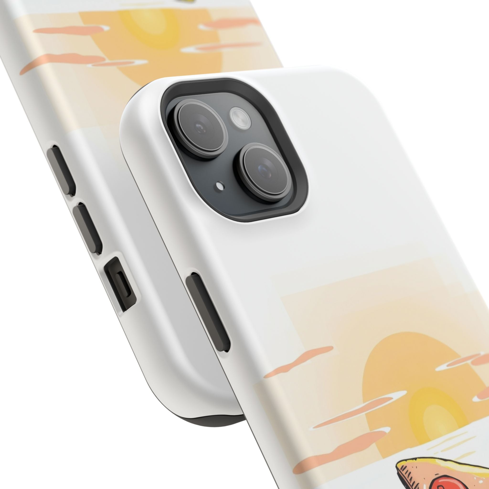 iPhone Earthy Pizza Slice Sunset Design Slim Everyday Designer Case · iPhone Cas