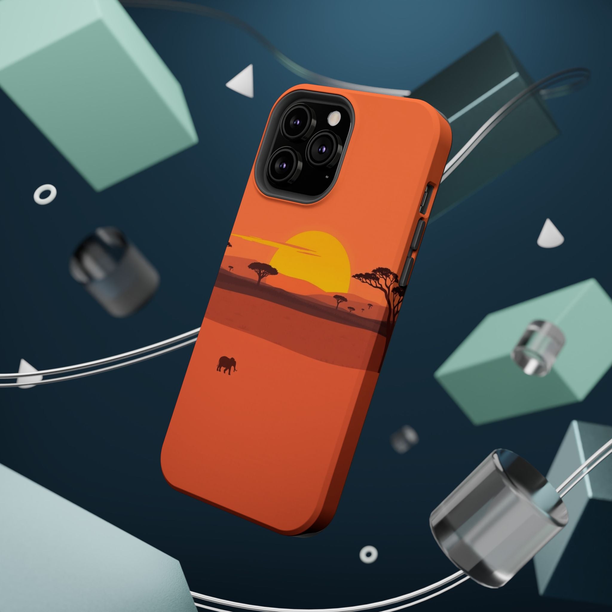 iPhone Sunset Amber And Peach Savanna Horizon Slim iPhone Everyday · iPhone Case