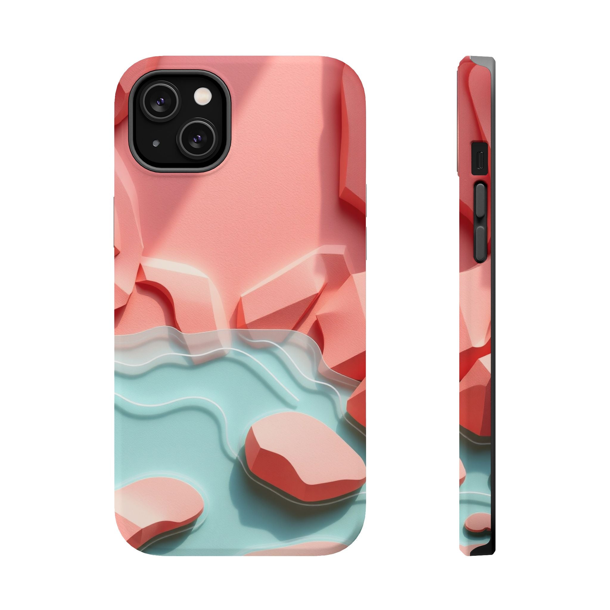 iPhone Tidal Pool Paper Cut Art Slim Everyday Designer Case · iPhone Case
