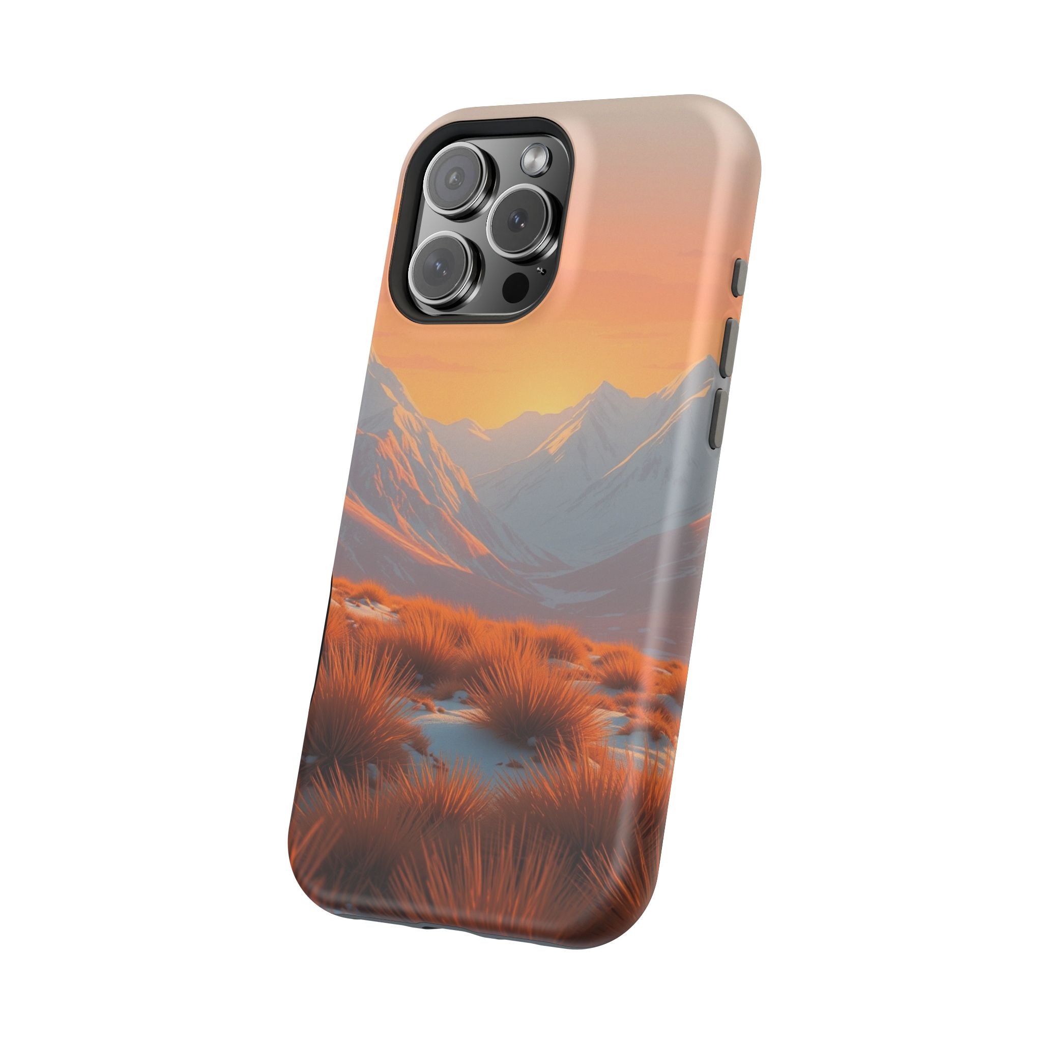 iPhone Sunset Amber And Peach Arctic Tundra Slim iPhone Everyday · iPhone Case
