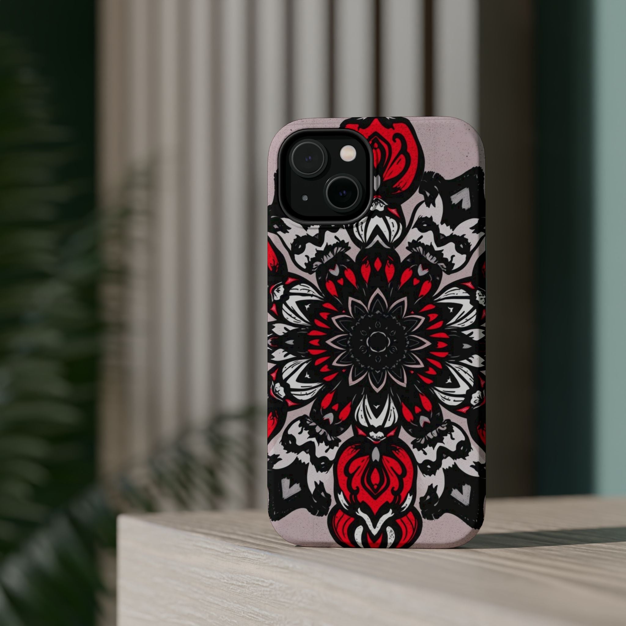 iPhone Floral Mandala Bold Art Slim Everyday Designer Case · iPhone Case
