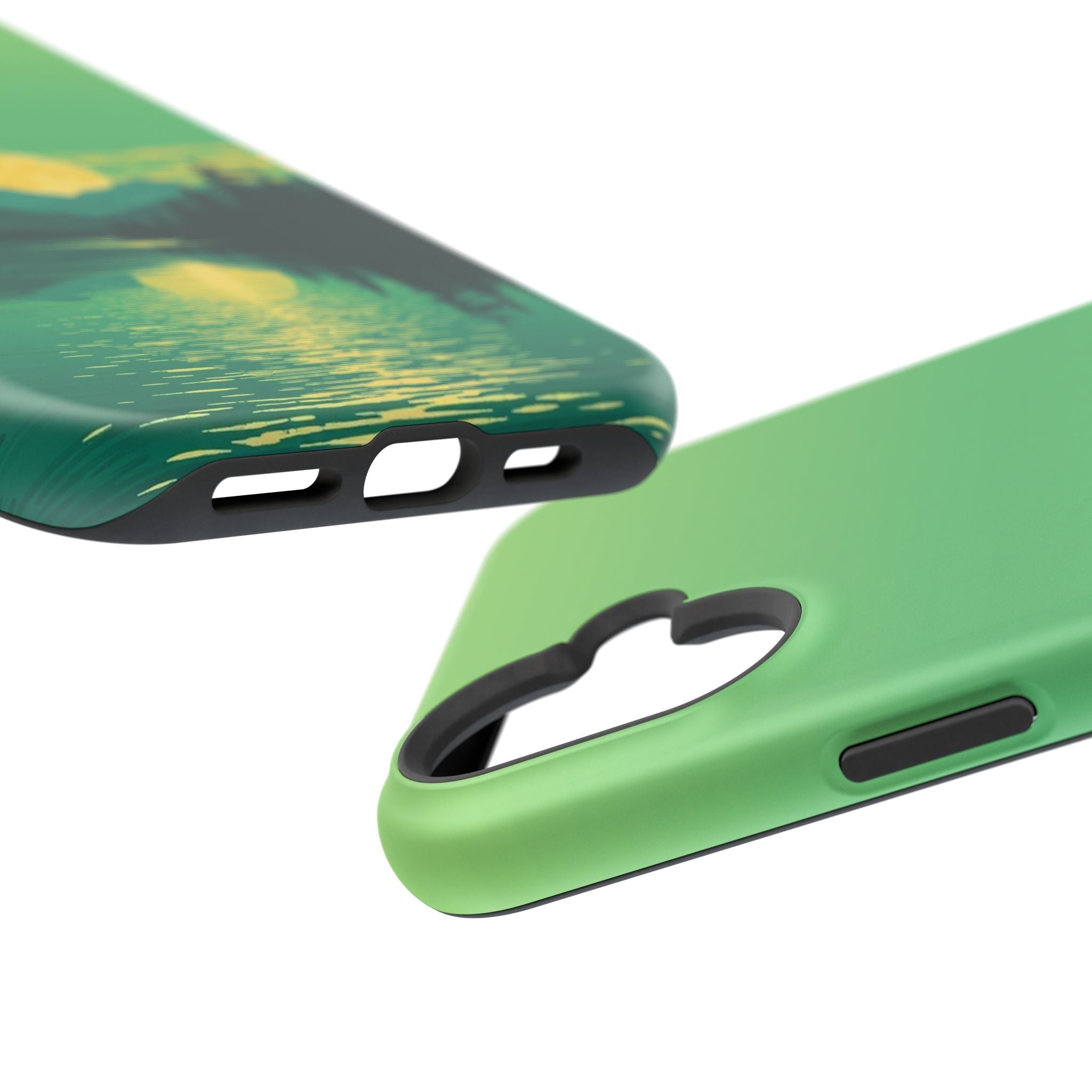 iPhone Lake at Twilight Risograph Print Slim Everyday iPhone Designer · iPhone C
