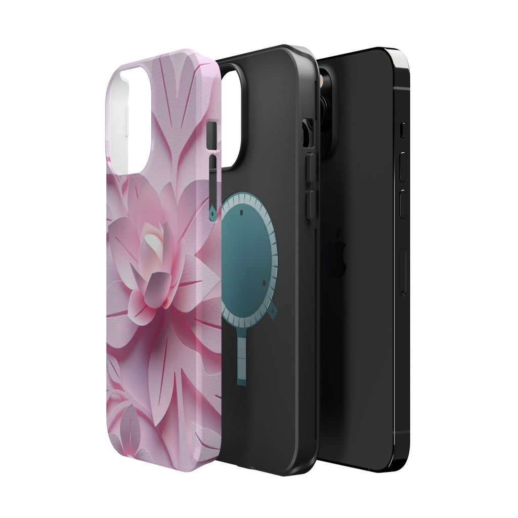 iPhone Floral Geometric Paper Cut Art Slim Everyday Designer Case · iPhone Case