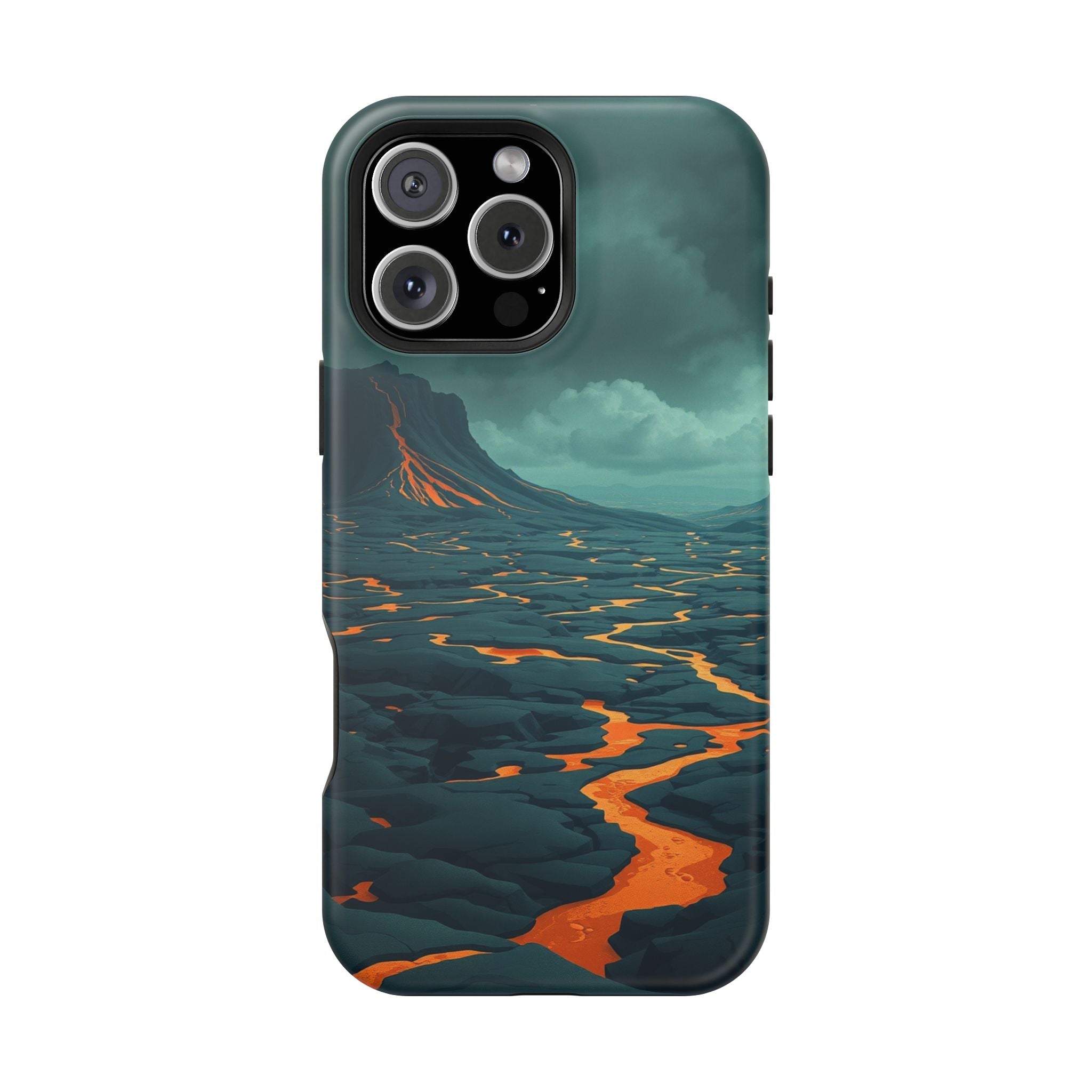 iPhone Radiant Lava Field Design 18 Slim Everyday Designer Case · iPhone Case