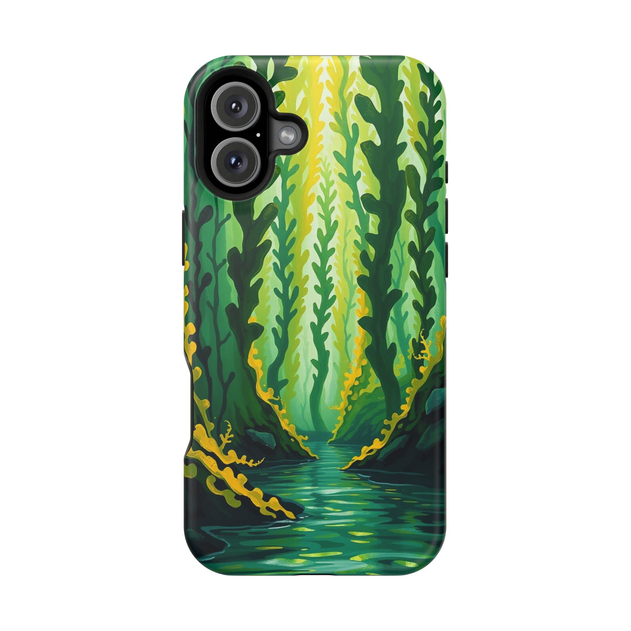 iPhone Kelp Forest Oil Painting Impressionist Slim iPhone Everyday · iPhone Case