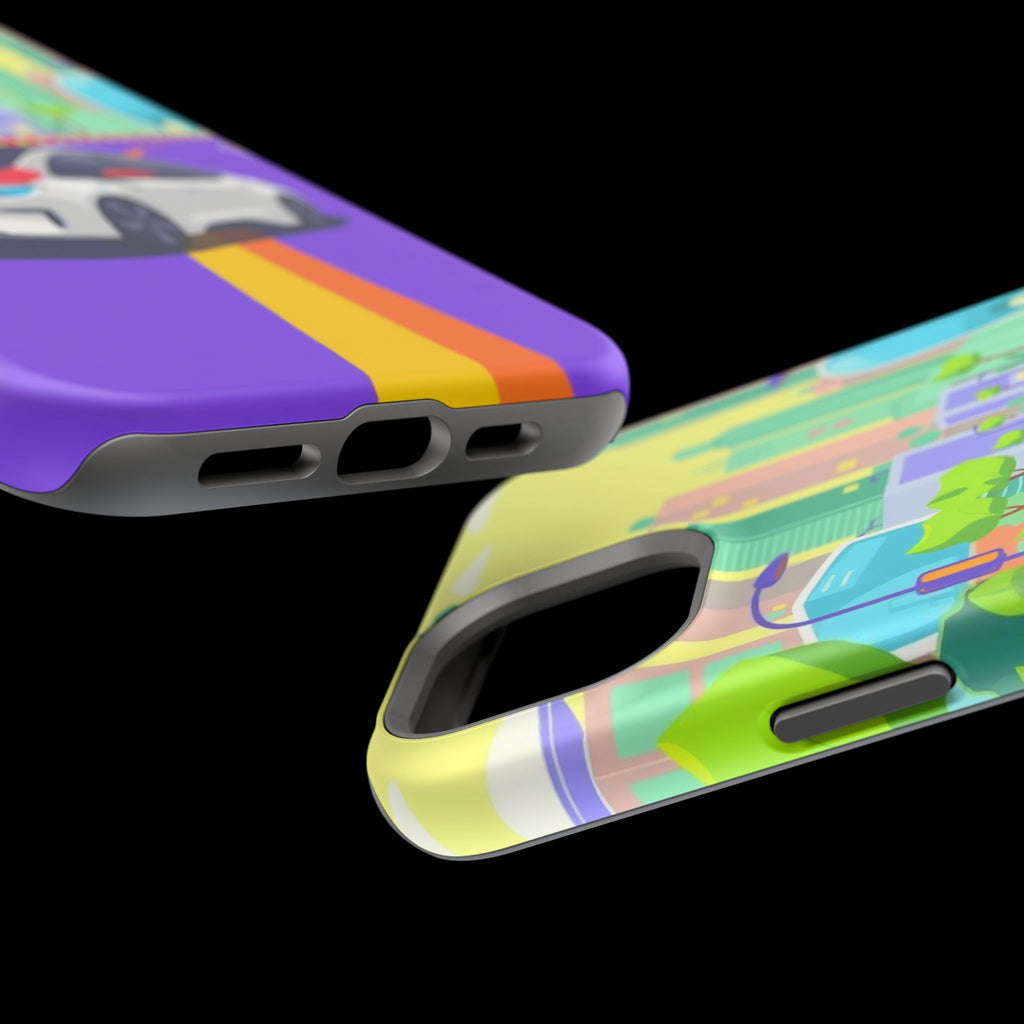 iPhone Electric Car Future Kids Fun Phone Case Gift Slim Snap Case · iPhone Case