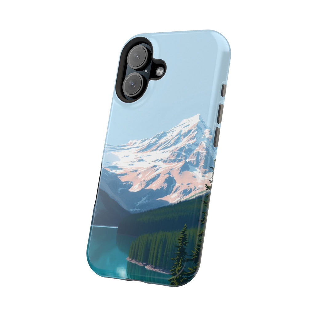 iPhone Serene Glacier Lake Design Bold Modern Everyday Snap Case · iPhone Case