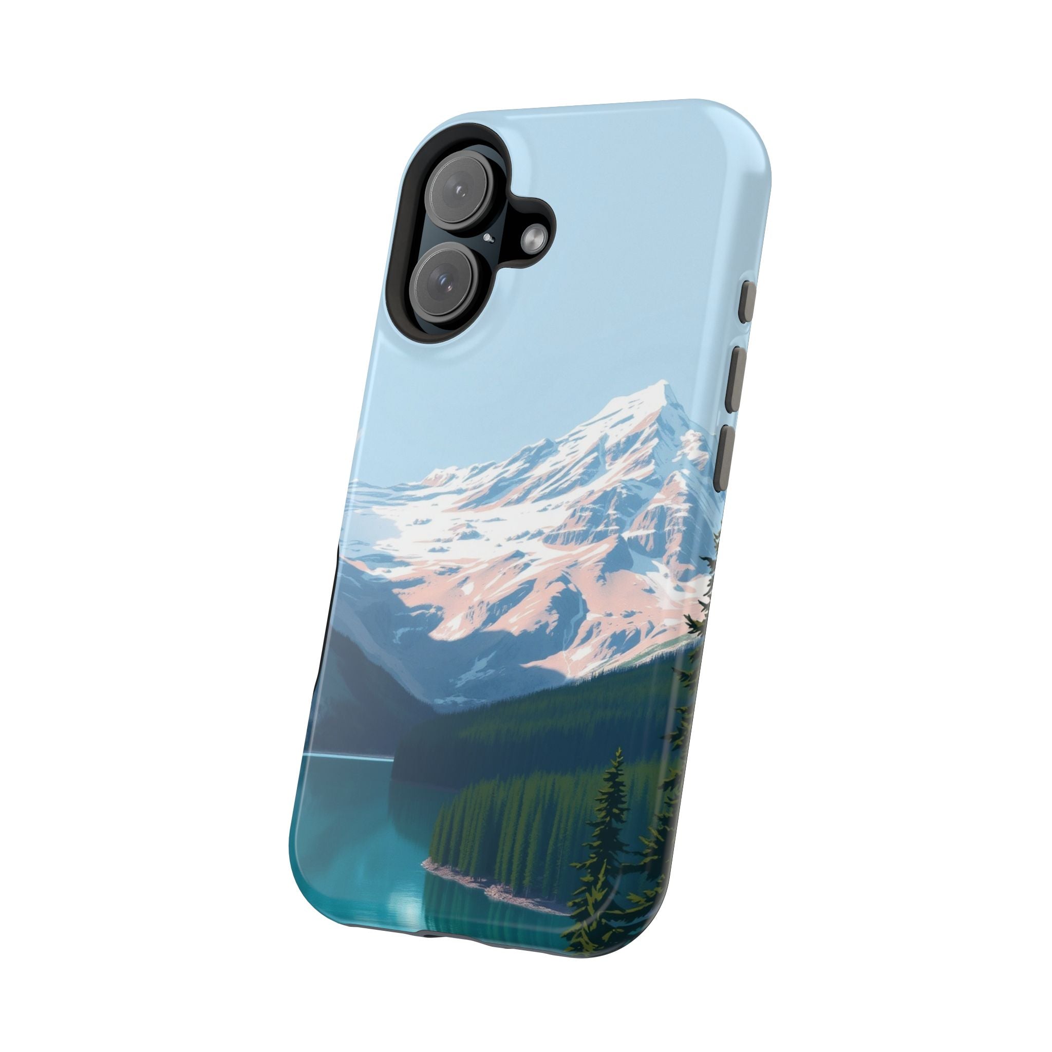 iPhone Serene Glacier Lake Design Bold Modern Everyday Snap Case · iPhone Case
