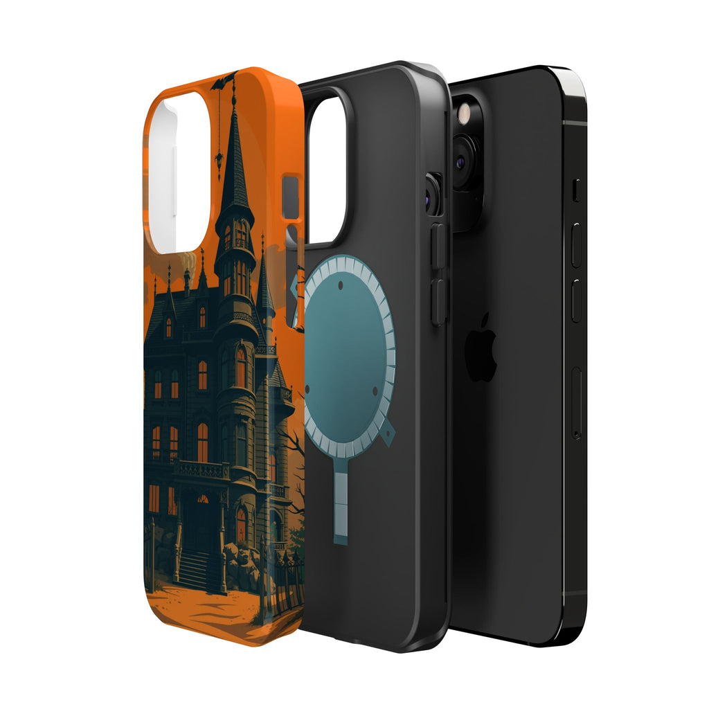 iPhone Vibrant Haunted Mansion Design Slim Everyday Designer Case · iPhone Case