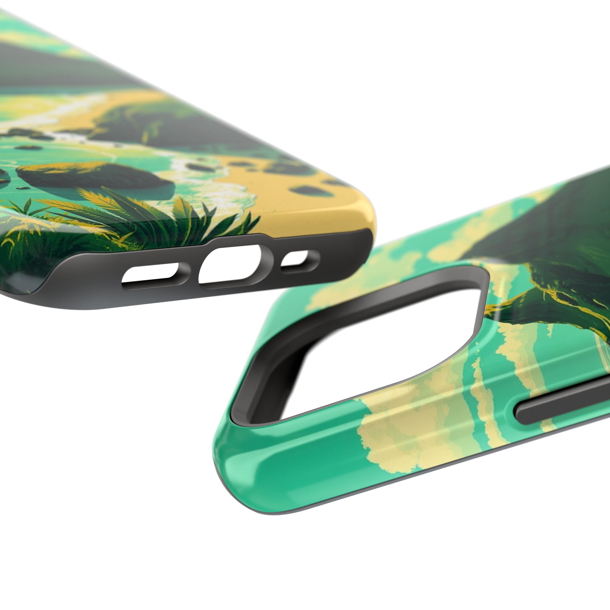 iPhone Hibiscus Coast Hand-Drawn Sketch Slim Everyday iPhone Designer · iPhone C