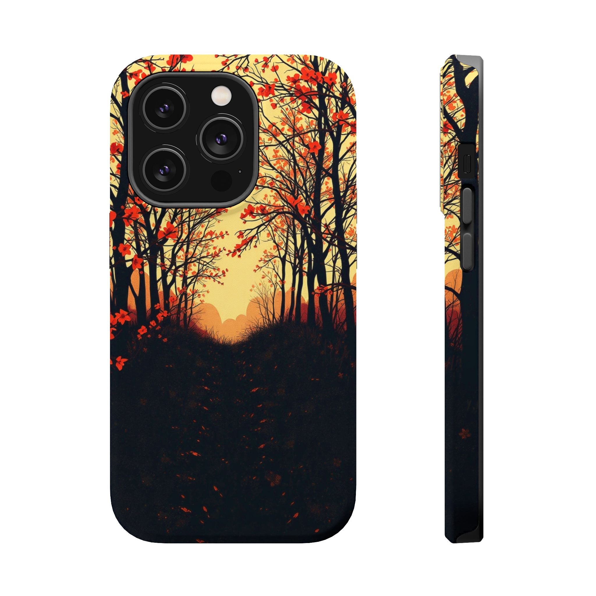 iPhone Dreamy Blossom Trail Design Bold Modern Everyday Snap Case · iPhone Case