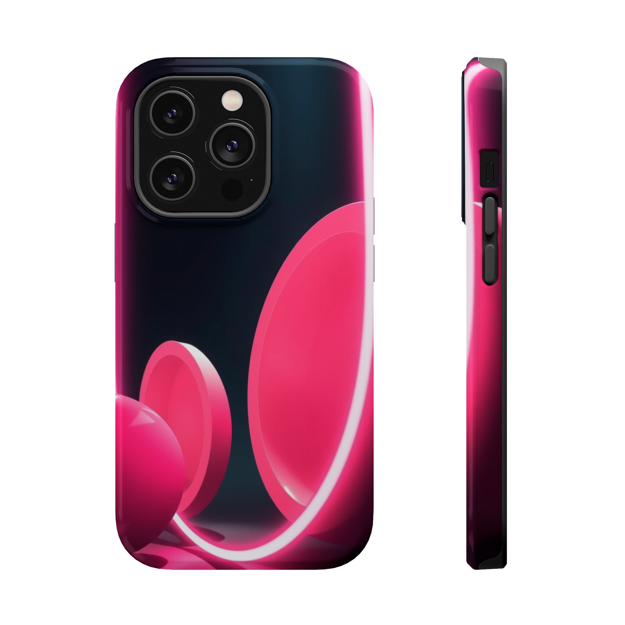iPhone 1960s Mod Circles Neon Cyberpunk Slim Everyday Designer Case · iPhone Cas