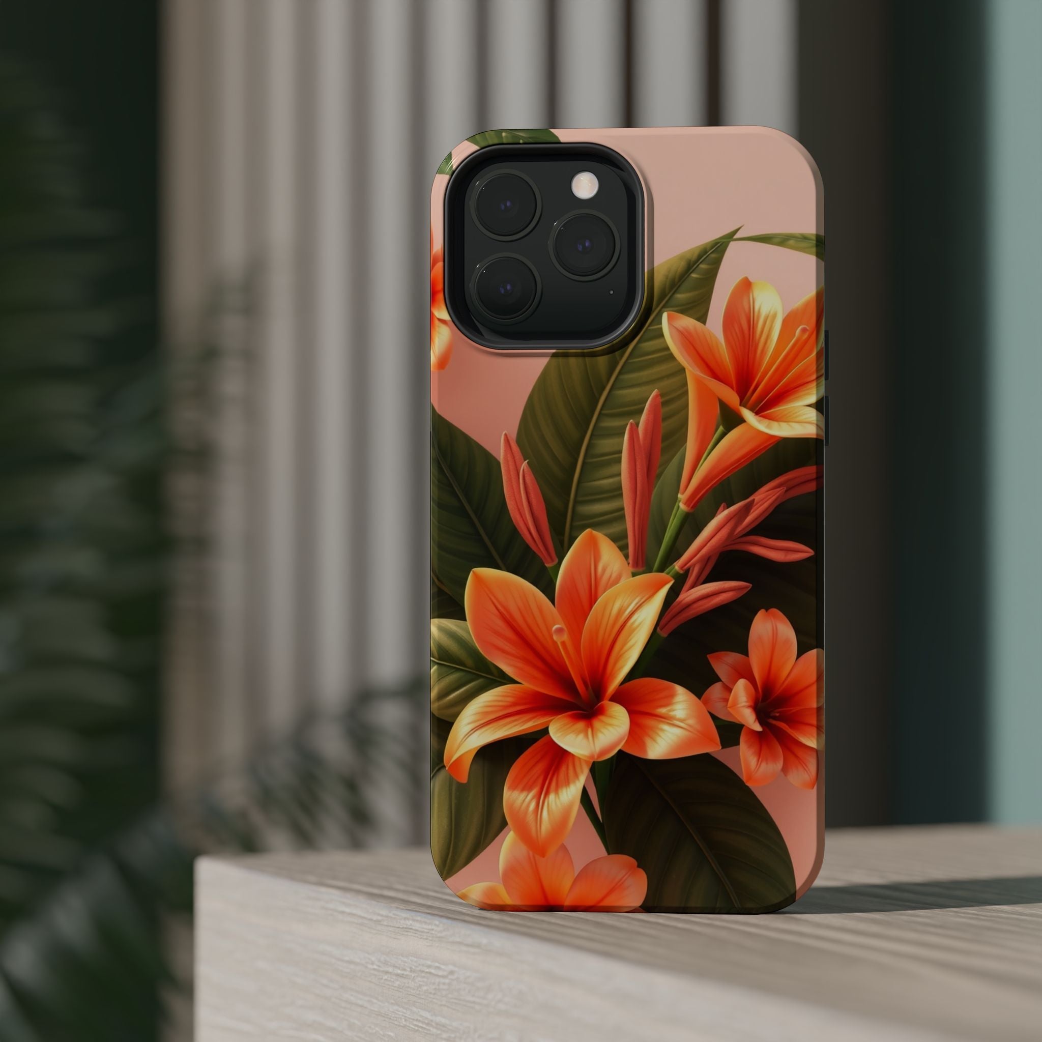 iPhone Tropical Bloom 3D Digital Bold Modern Everyday Snap Case · iPhone Case