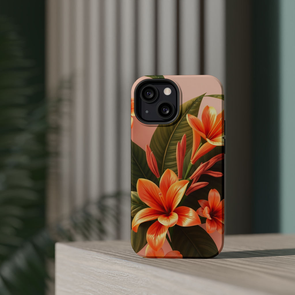 iPhone Tropical Bloom 3D Digital Bold Modern Everyday Snap Case · iPhone Case