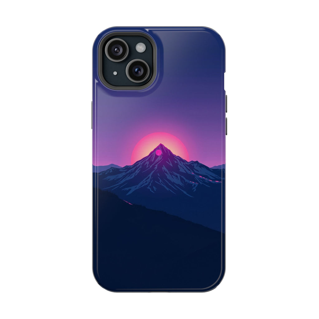 iPhone Mountain at Sunrise Electric Art Slim Everyday iPhone 15 · iPhone Case