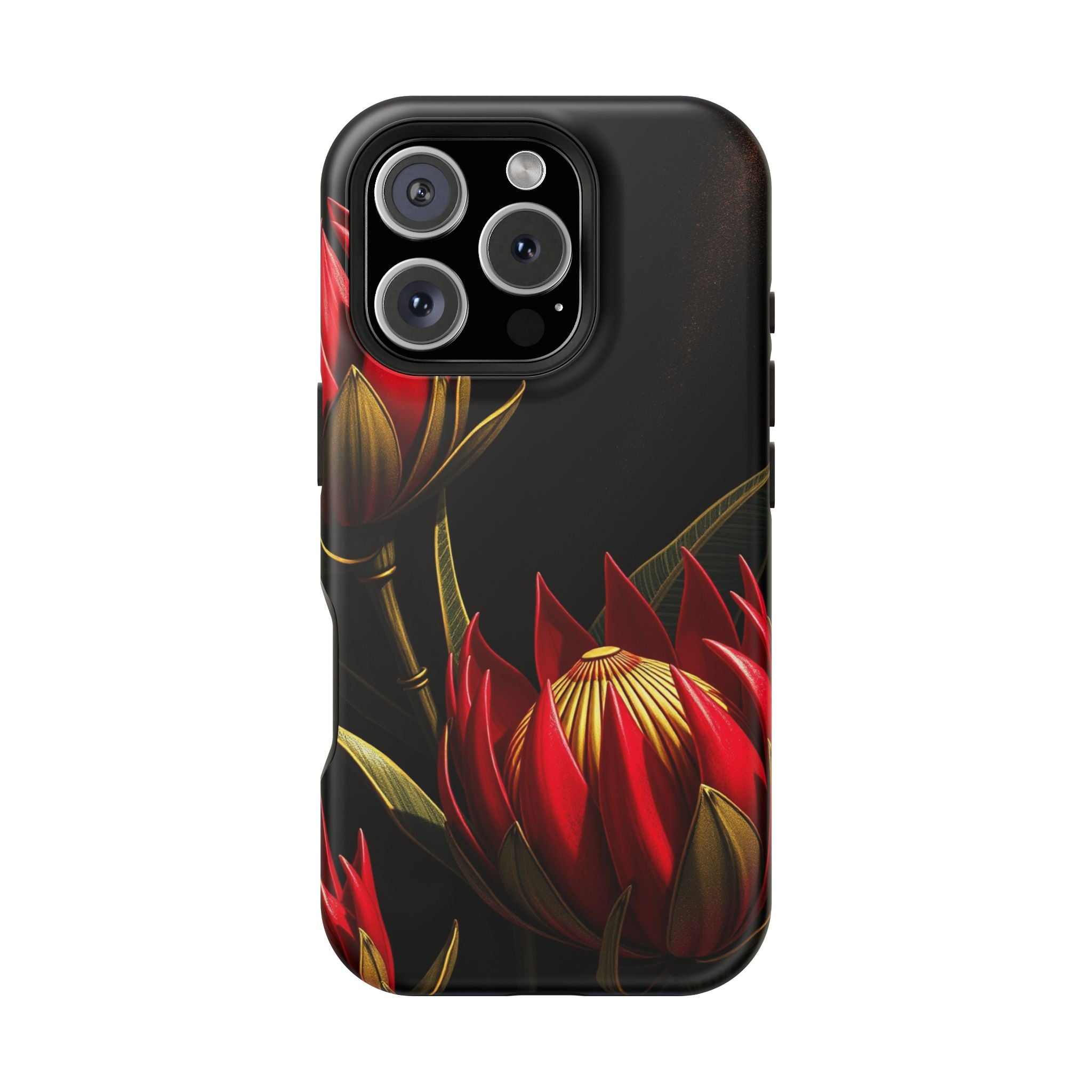 iPhone Protea Bold Gold Foil Luxury Slim Everyday Designer Case · iPhone Case