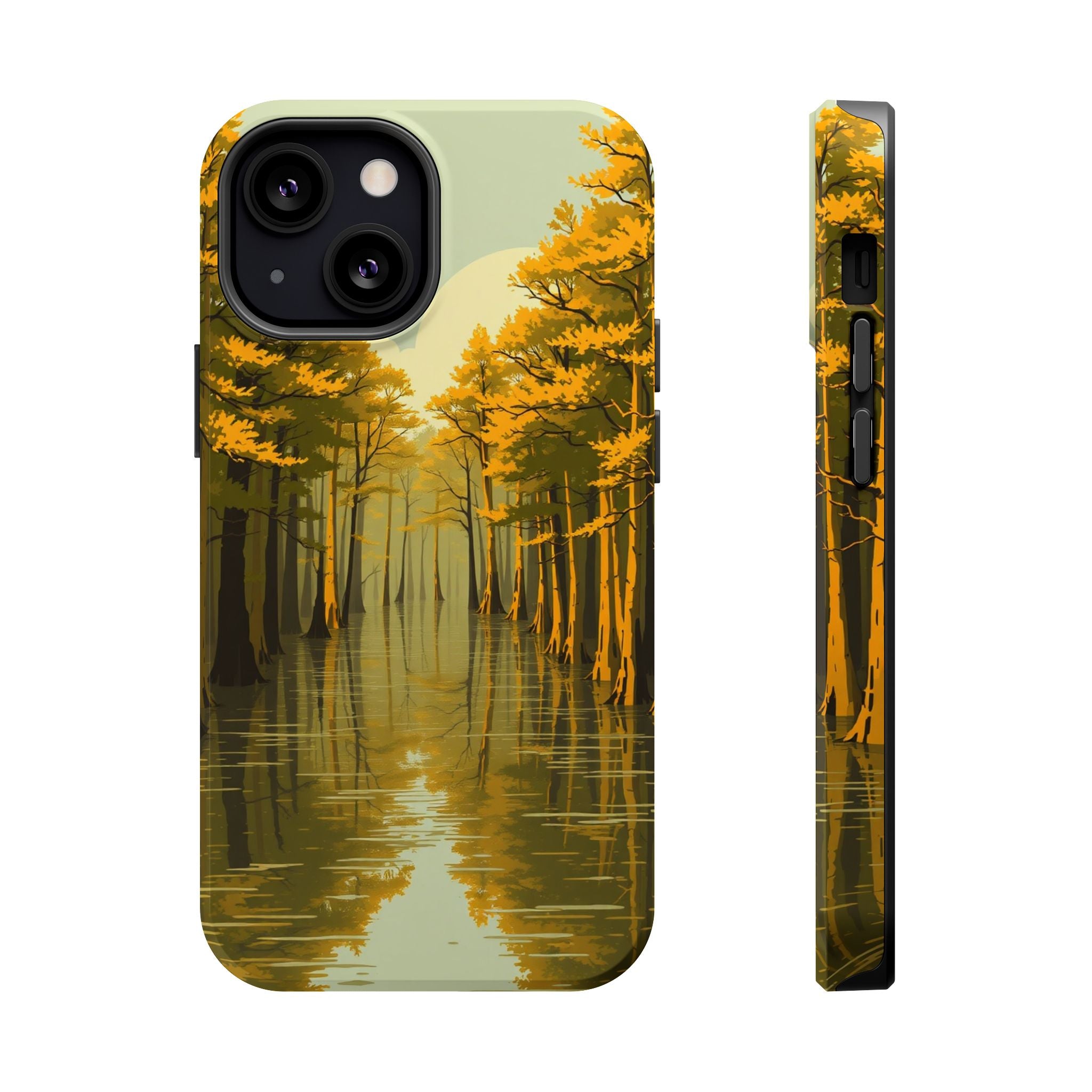 iPhone Cypress Swamp Enchanted Art Bold Modern Everyday Snap Case · iPhone Case
