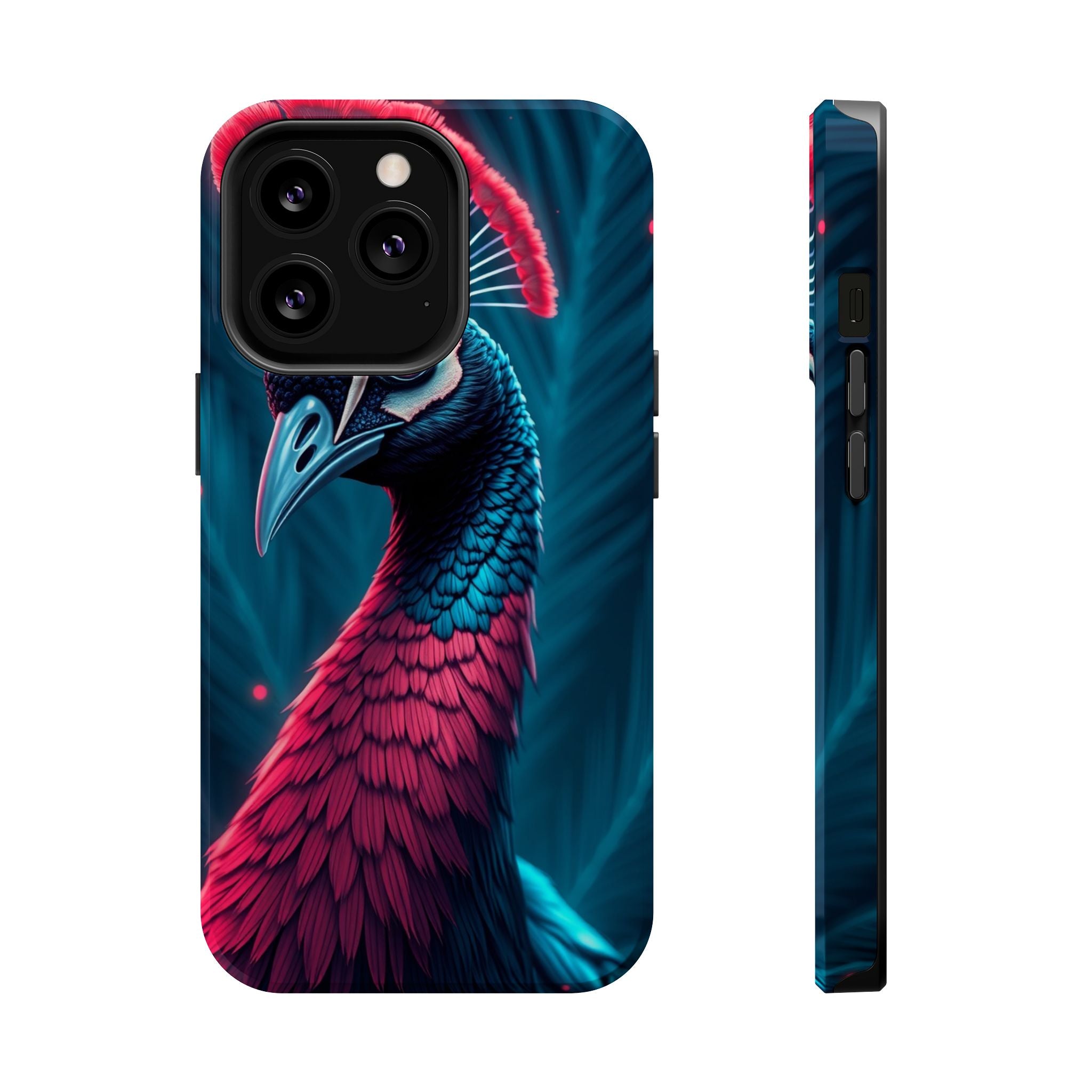 iPhone Nouveau Peacock Electric Art Slim Everyday Designer Case · iPhone Case