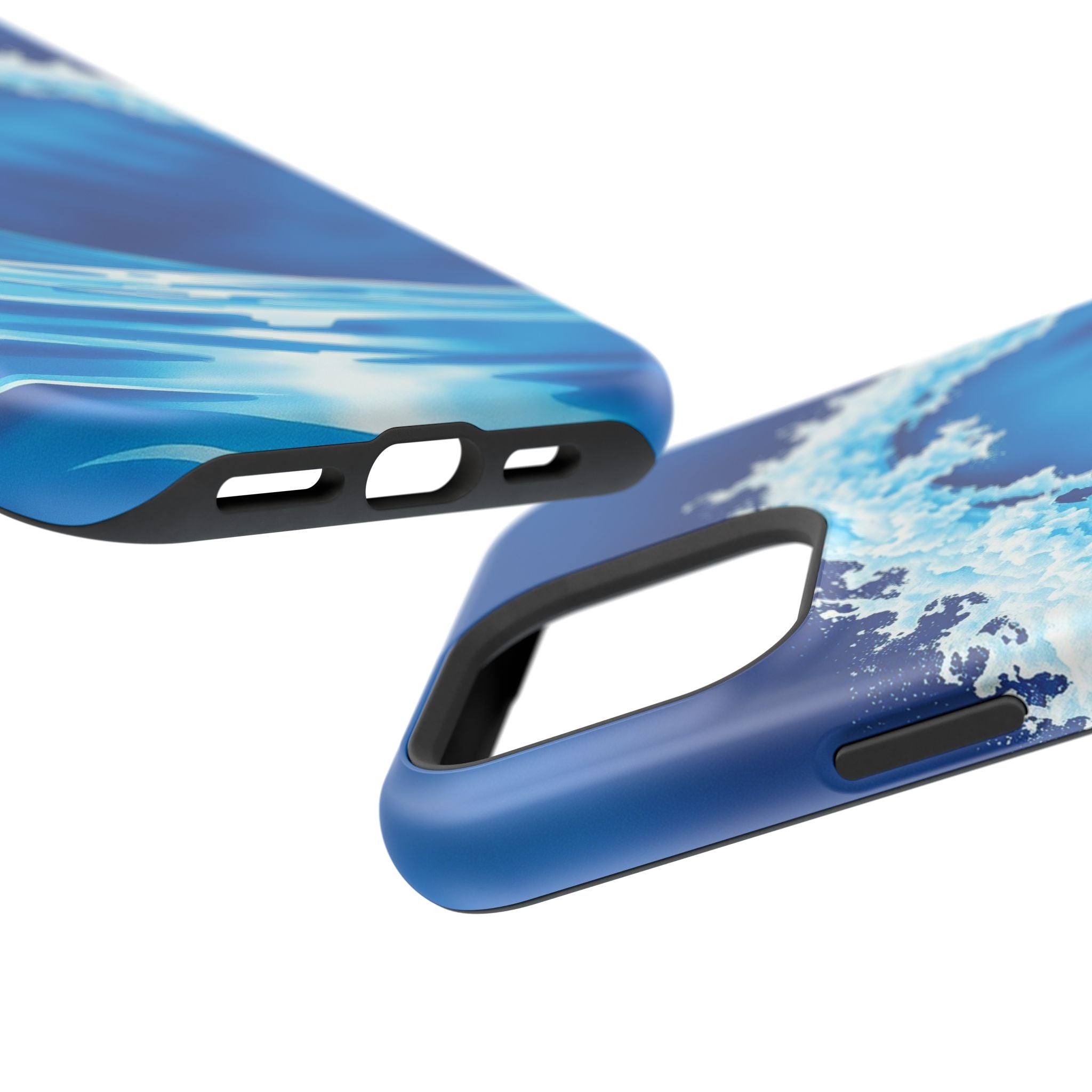 iPhone Serene Wave Interference Design Slim Everyday Designer Case · iPhone Case
