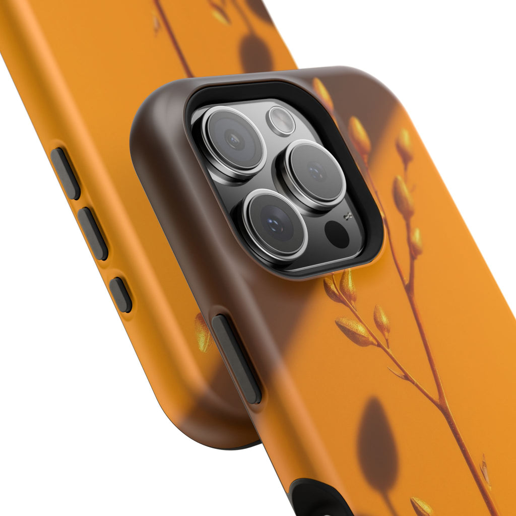 iPhone Mustard And Rust Minimalist Stem Slim Everyday iPhone Designer · iPhone C